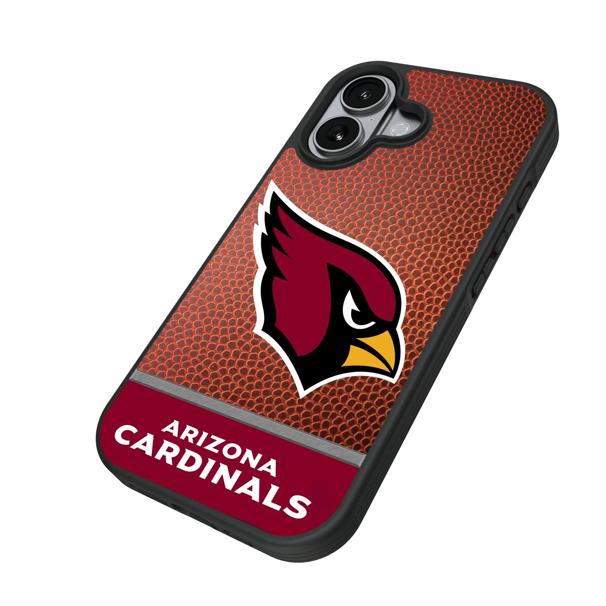 Arizona Cardinals Football Wordmark iPhone Bump Phone Case for Apple iPhone - Isometric View#Device_iPhone 17