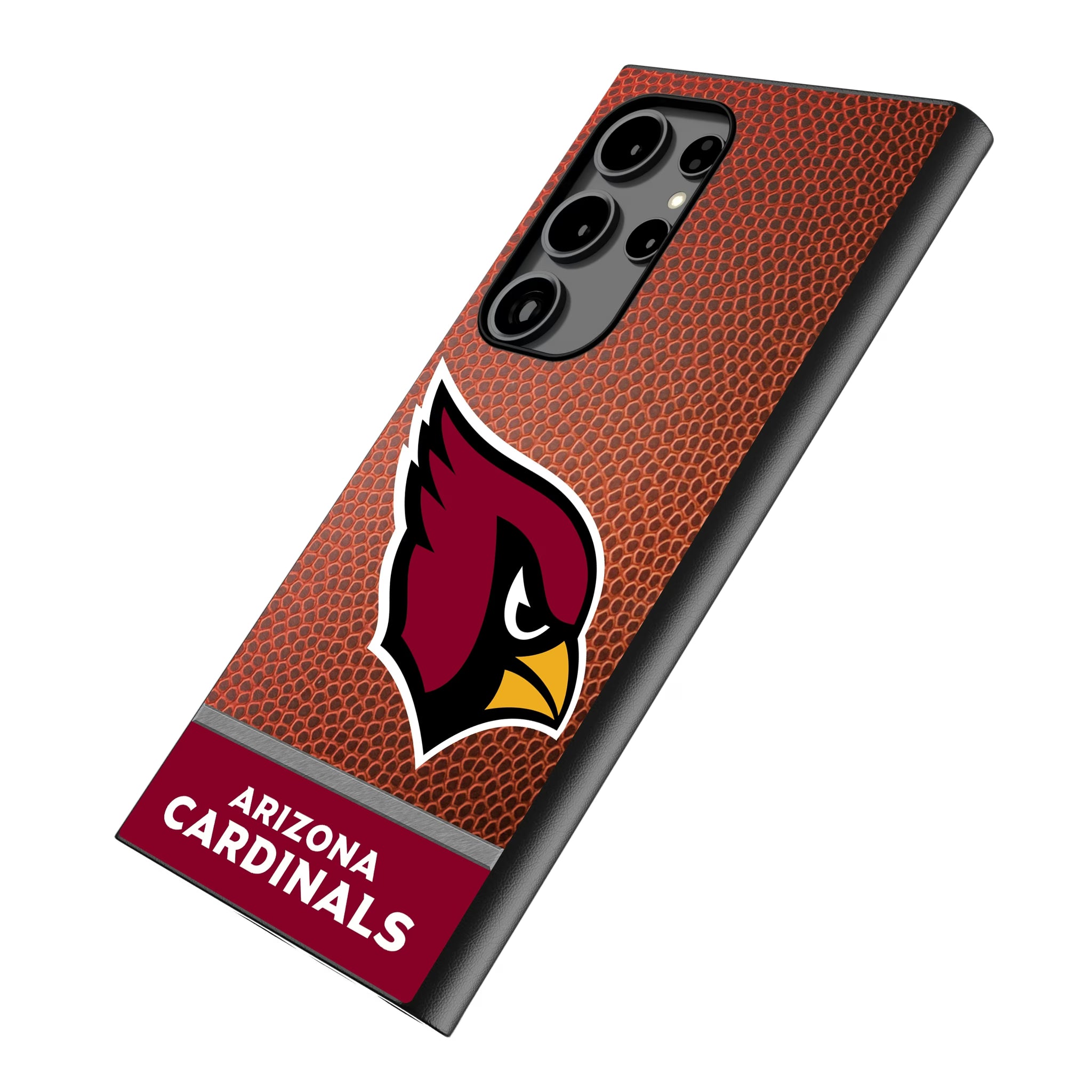 Arizona Cardinals Football Wordmark Galaxy MagSafe Compatible Phone Case for Samsung Galaxy - Isometric View