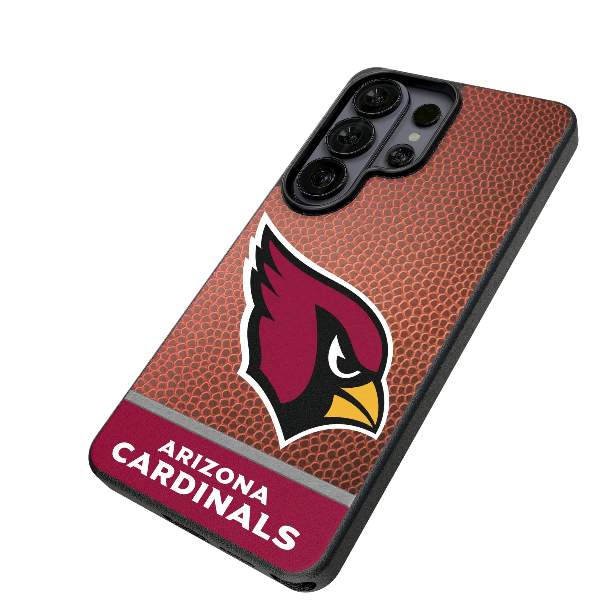 Arizona Cardinals Football Wordmark Galaxy MagSafe Compatible Phone Case for Samsung Galaxy - Isometric View#Device_Galaxy S26 Ultra