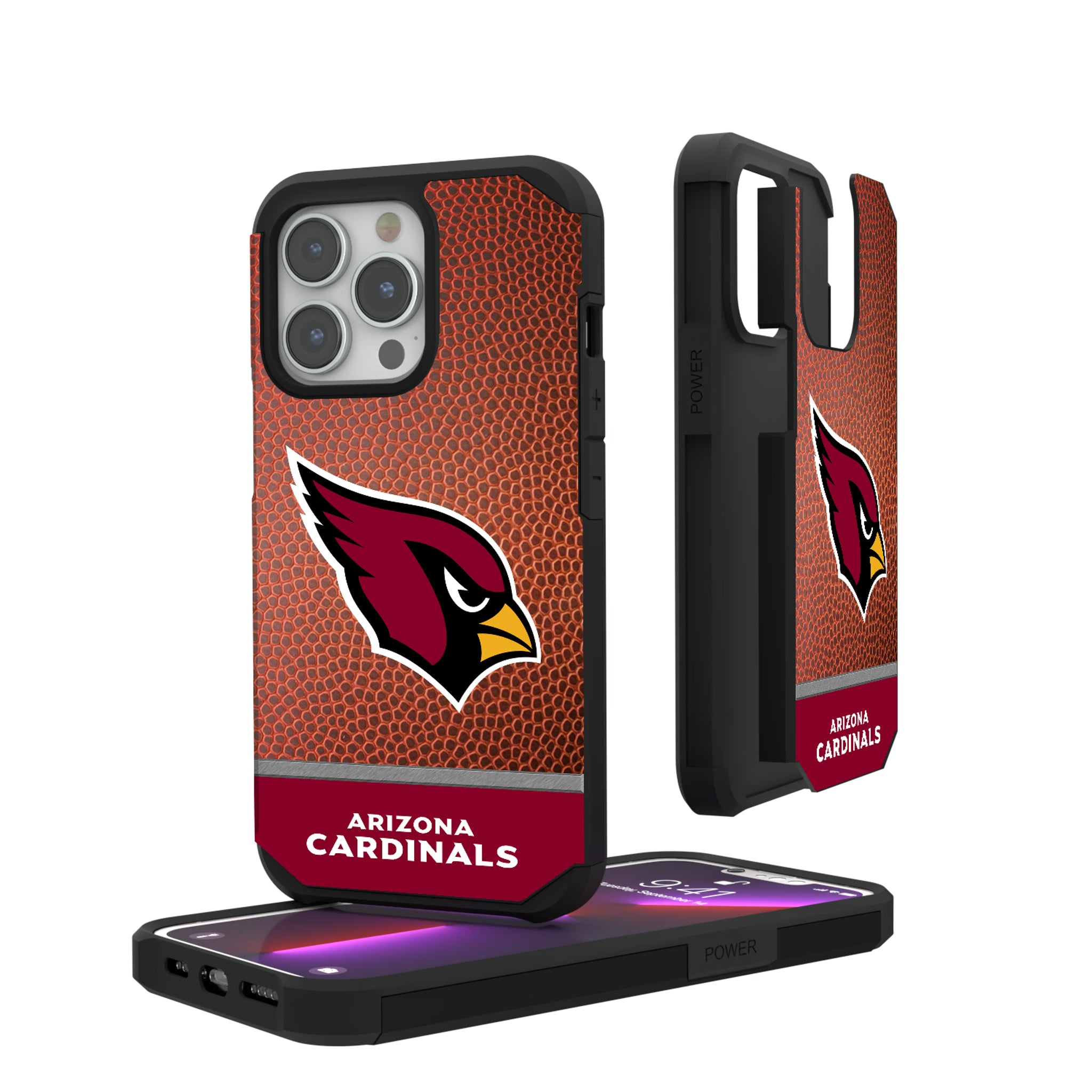 Arizona Cardinals Football Wordmark iPhone Rugged Phone Case for Apple iPhone