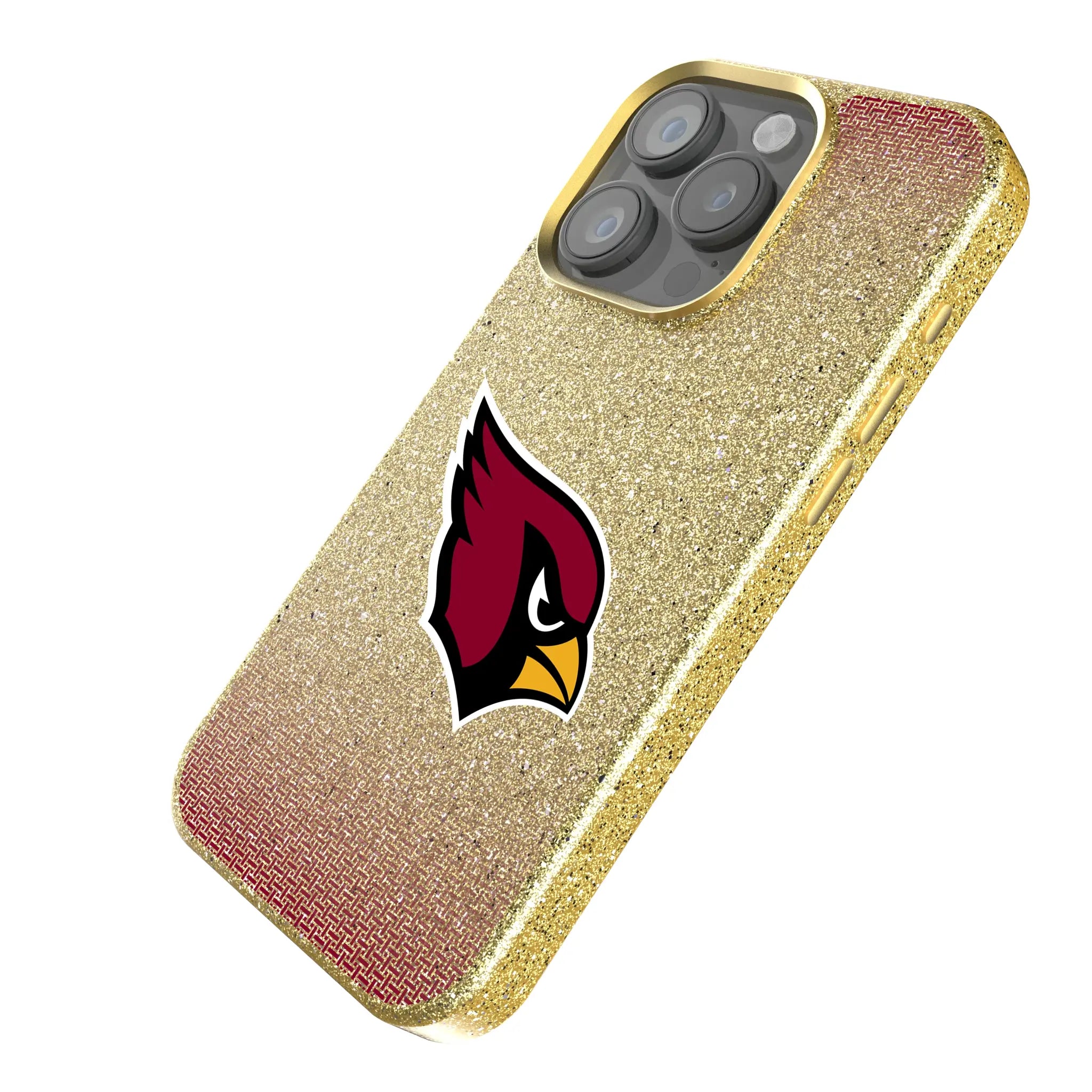 Arizona Cardinals Linen iPhone Bling Phone Case for Apple iPhone - Isometric View