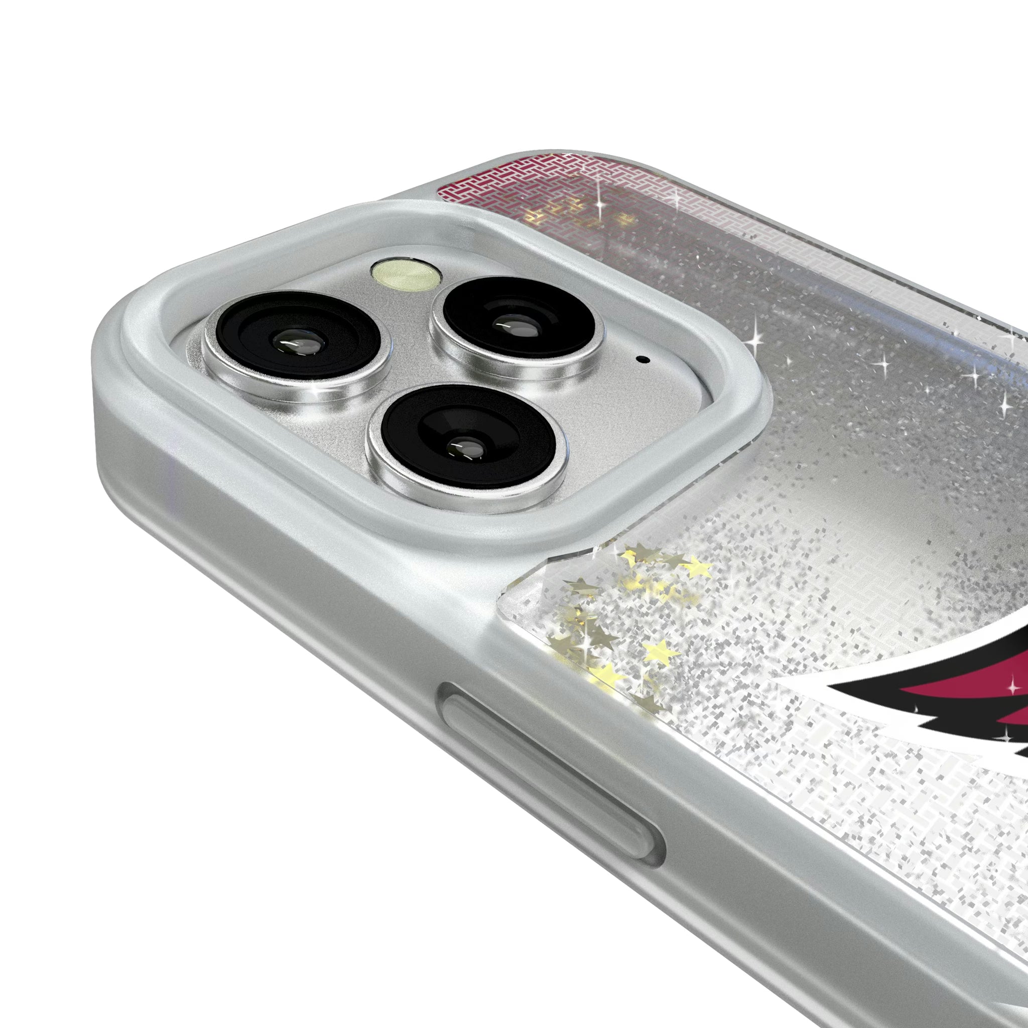 Arizona Cardinals Linen iPhone Glitter Phone Case for Apple iPhone - Detail#Device_iPhone 16 Pro