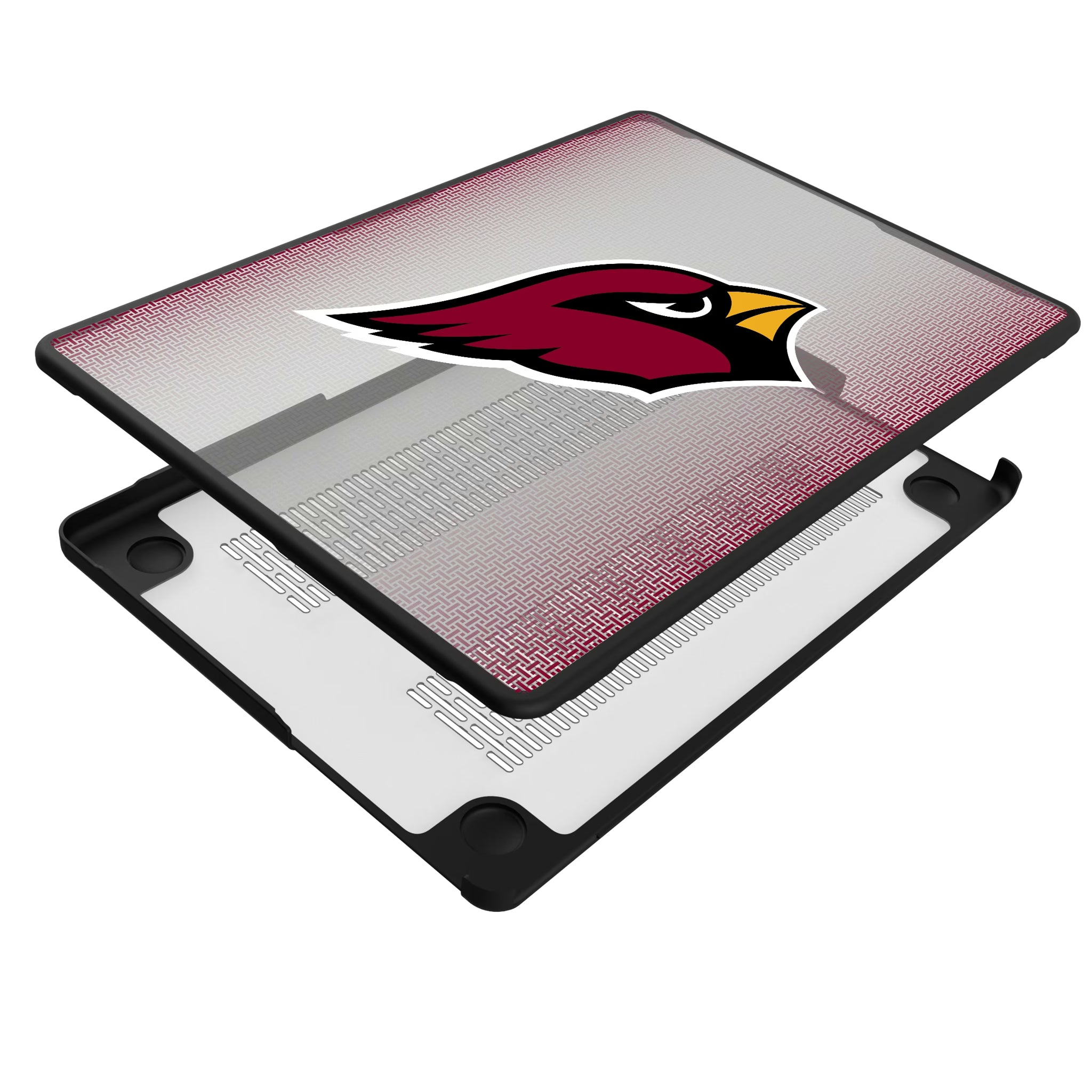Arizona Cardinals Linen MacBook Laptop Case for Apple MacBook - Isometric View#Device_MacBook Pro (14-inch, 2021) / MacBook Pro (14-inch, 2023) / MacBook Pro (14-inch, 2024)
