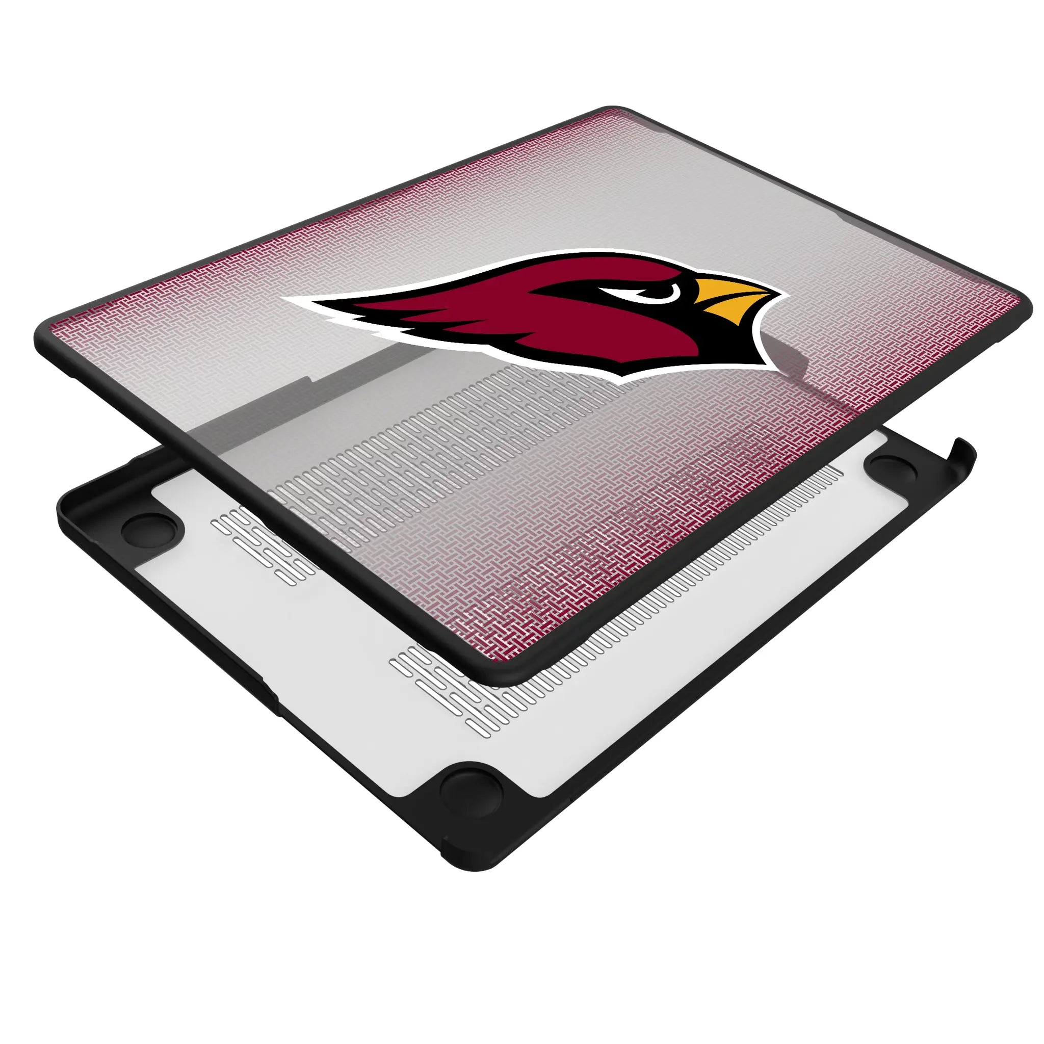 Arizona Cardinals Linen MacBook Laptop Case for Apple MacBook - Isometric View