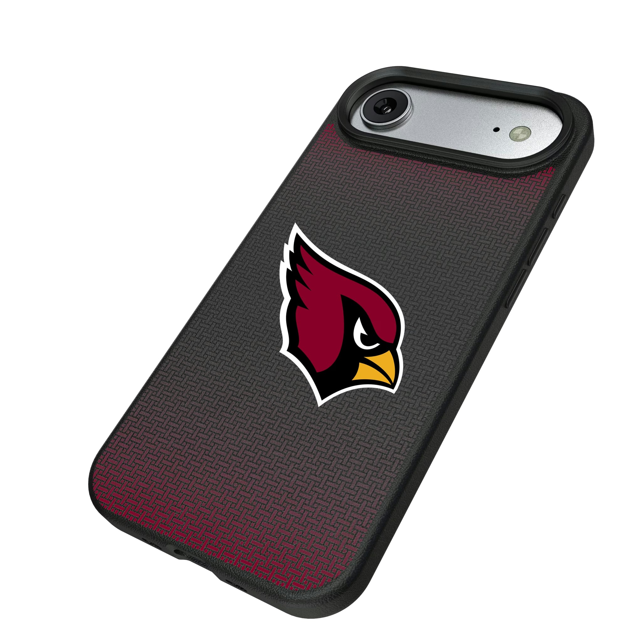 Arizona Cardinals Linen iPhone MagSafe Compatible Phone Case for Apple iPhone - Isometric View#Device_iPhone Air
