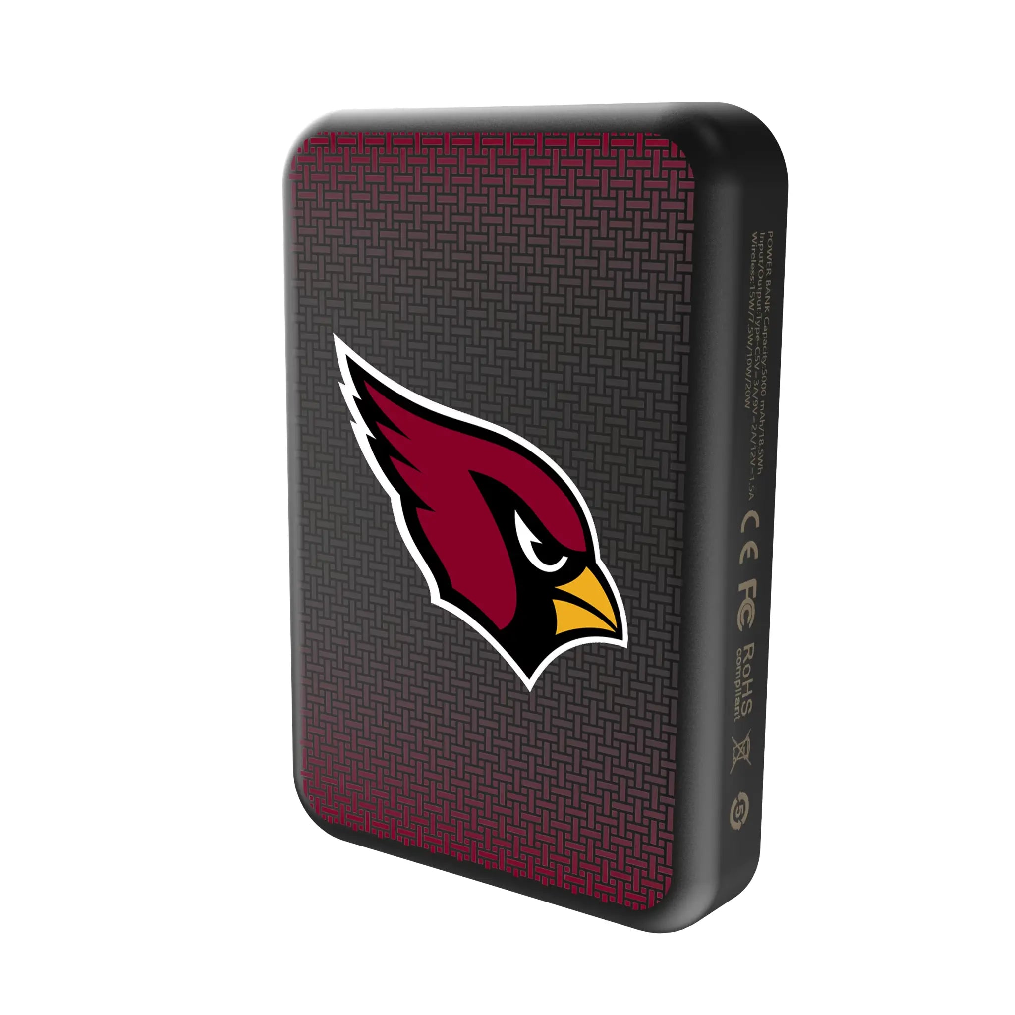 Arizona Cardinals Linen Wireless Mag Power Bank