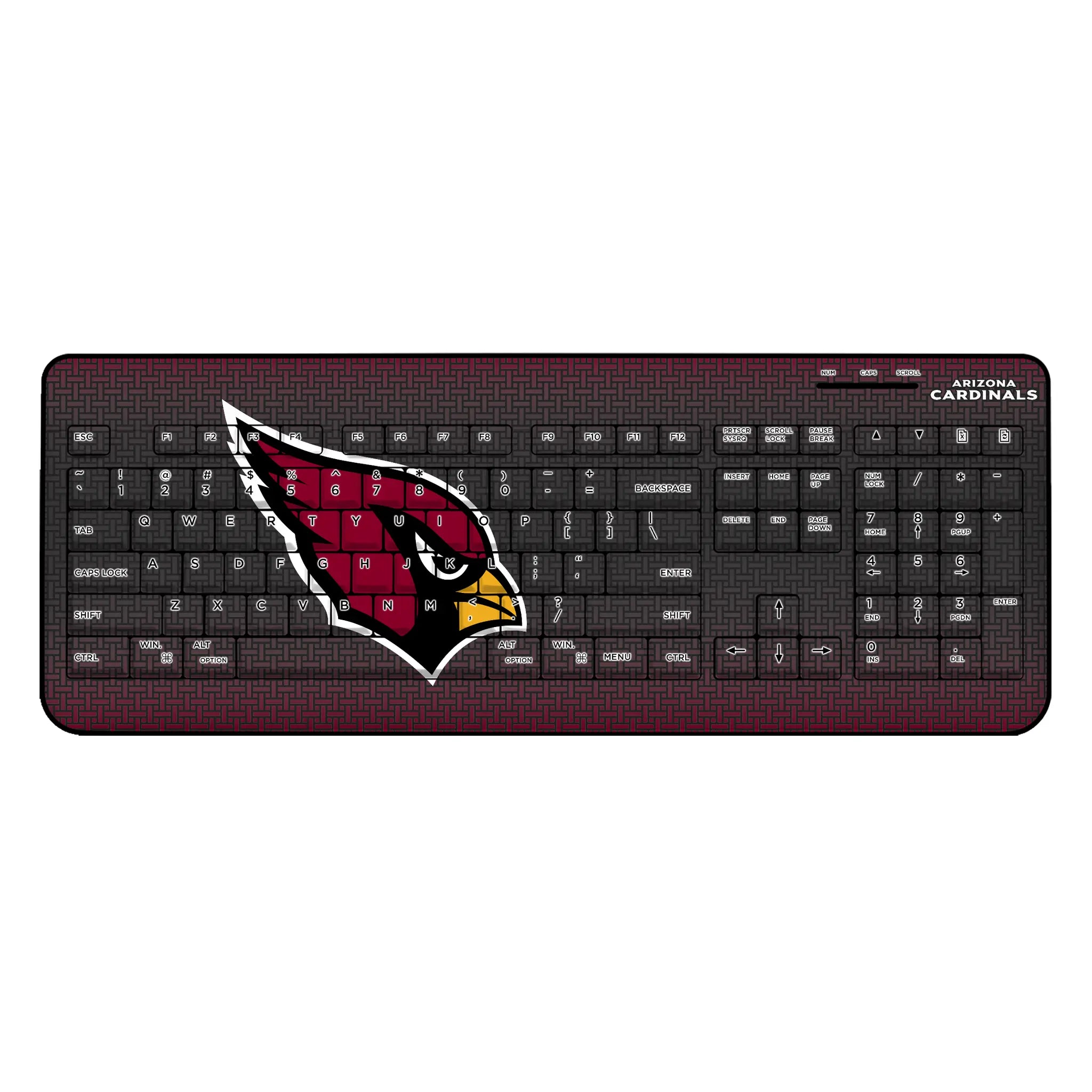 Arizona Cardinals Linen Wireless USB Keyboard