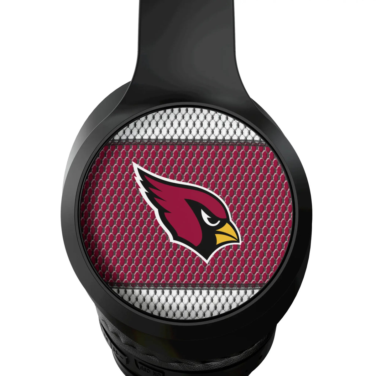 Arizona Cardinals Mesh Wireless Over-Ear Headphones With Case - Detail
