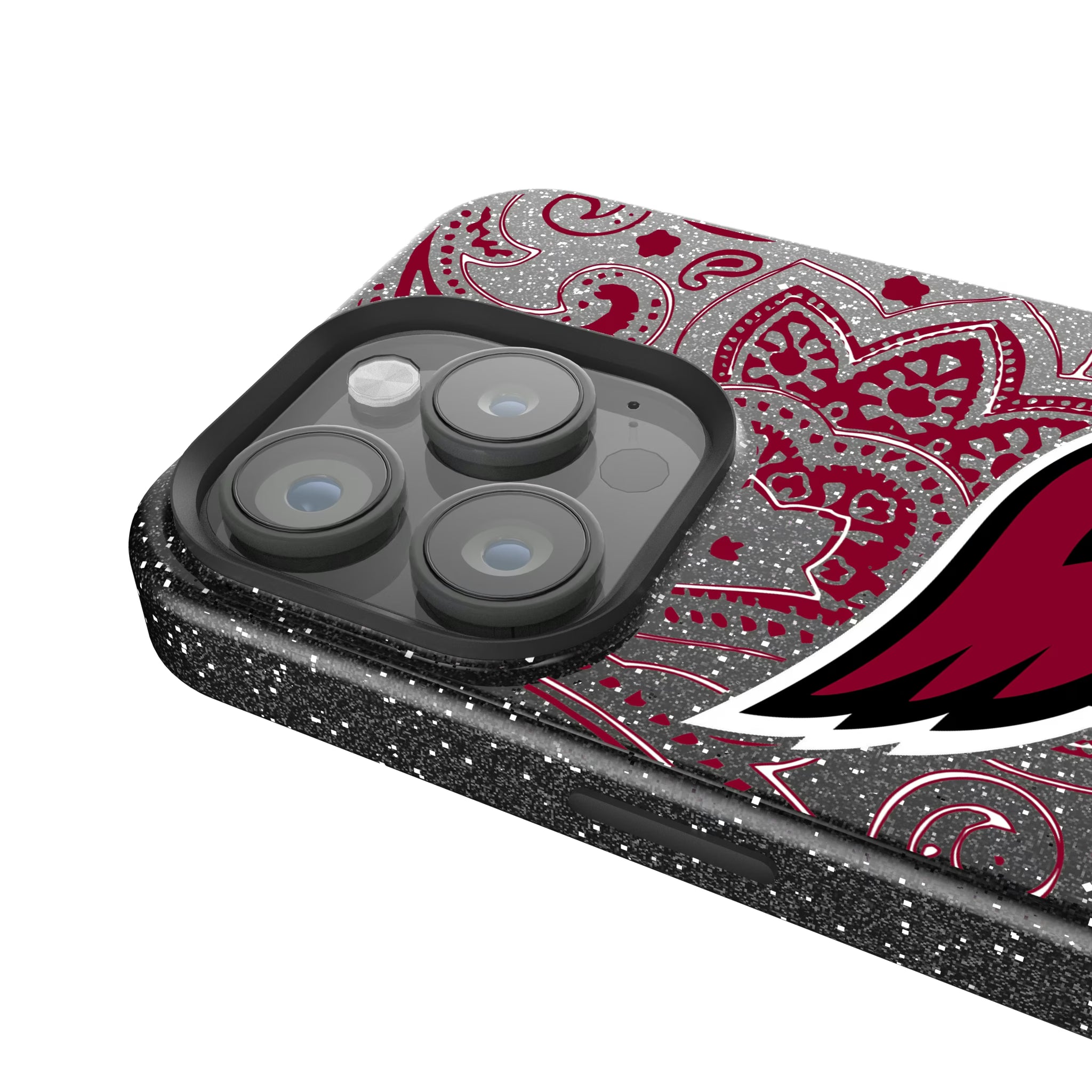 Arizona Cardinals Paisley iPhone Bling Phone Case for Apple iPhone - Detail