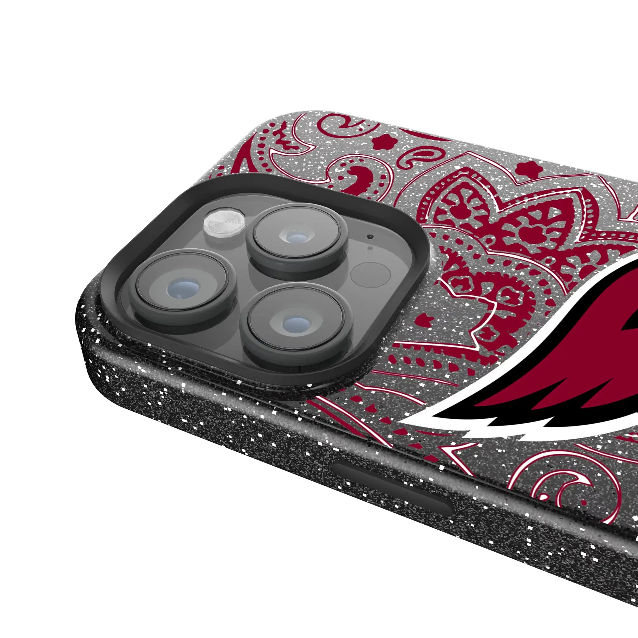 Arizona Cardinals Paisley iPhone Bling Phone Case for Apple iPhone - Detail