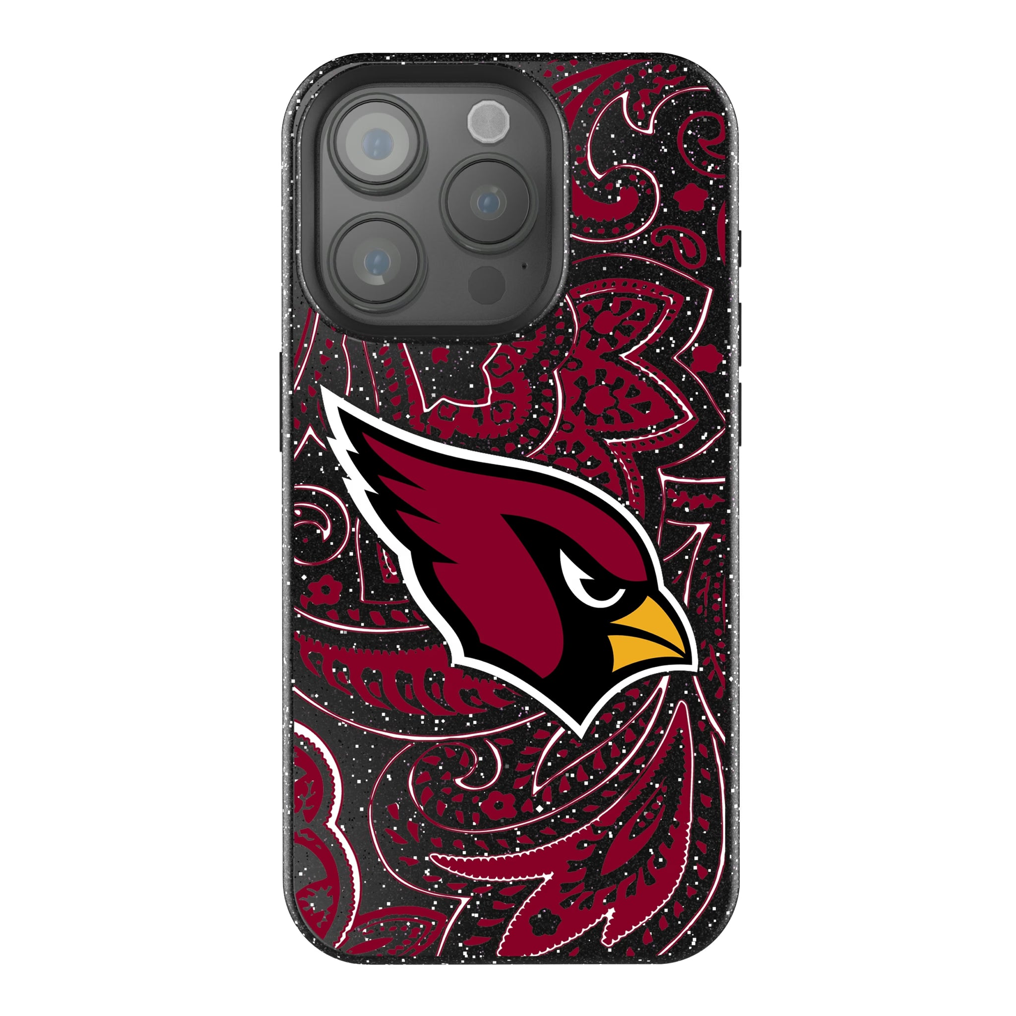 Arizona Cardinals Paisley iPhone Bling Phone Case for Apple iPhone