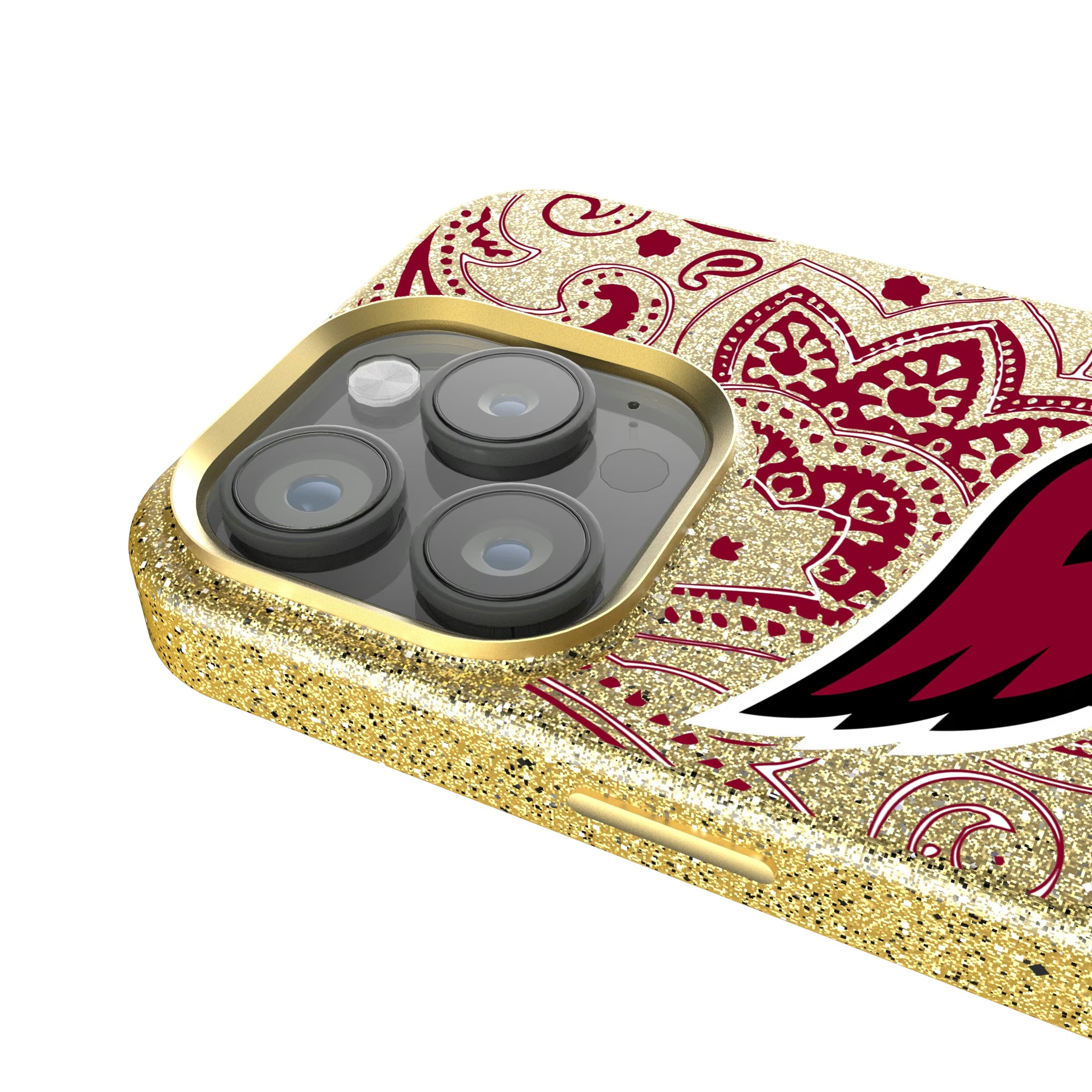 Arizona Cardinals Paisley iPhone Bling Phone Case for Apple iPhone - Detail