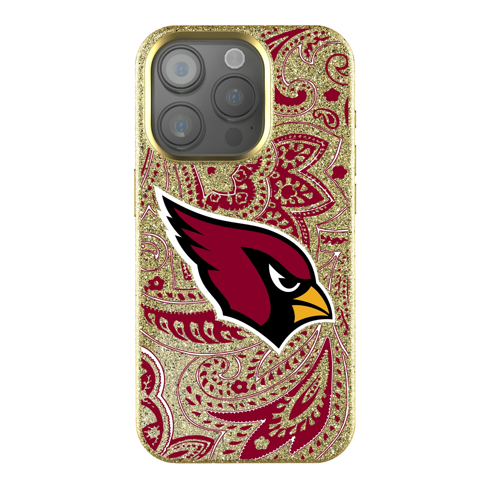 Arizona Cardinals Paisley iPhone Bling Phone Case for Apple iPhone