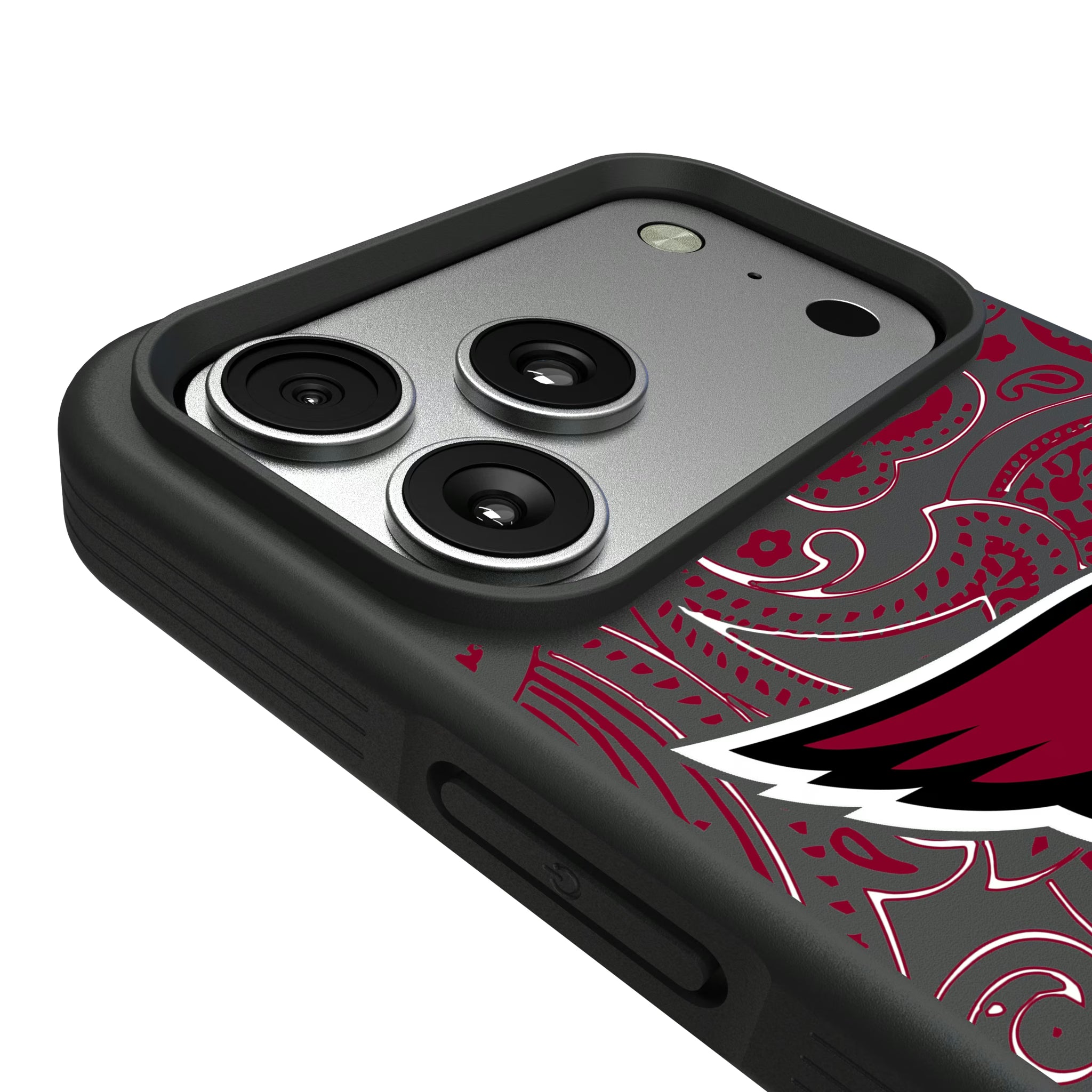Arizona Cardinals Paisley iPhone Bump Phone Case for Apple iPhone - Detail#Device_iPhone 17 Pro Max