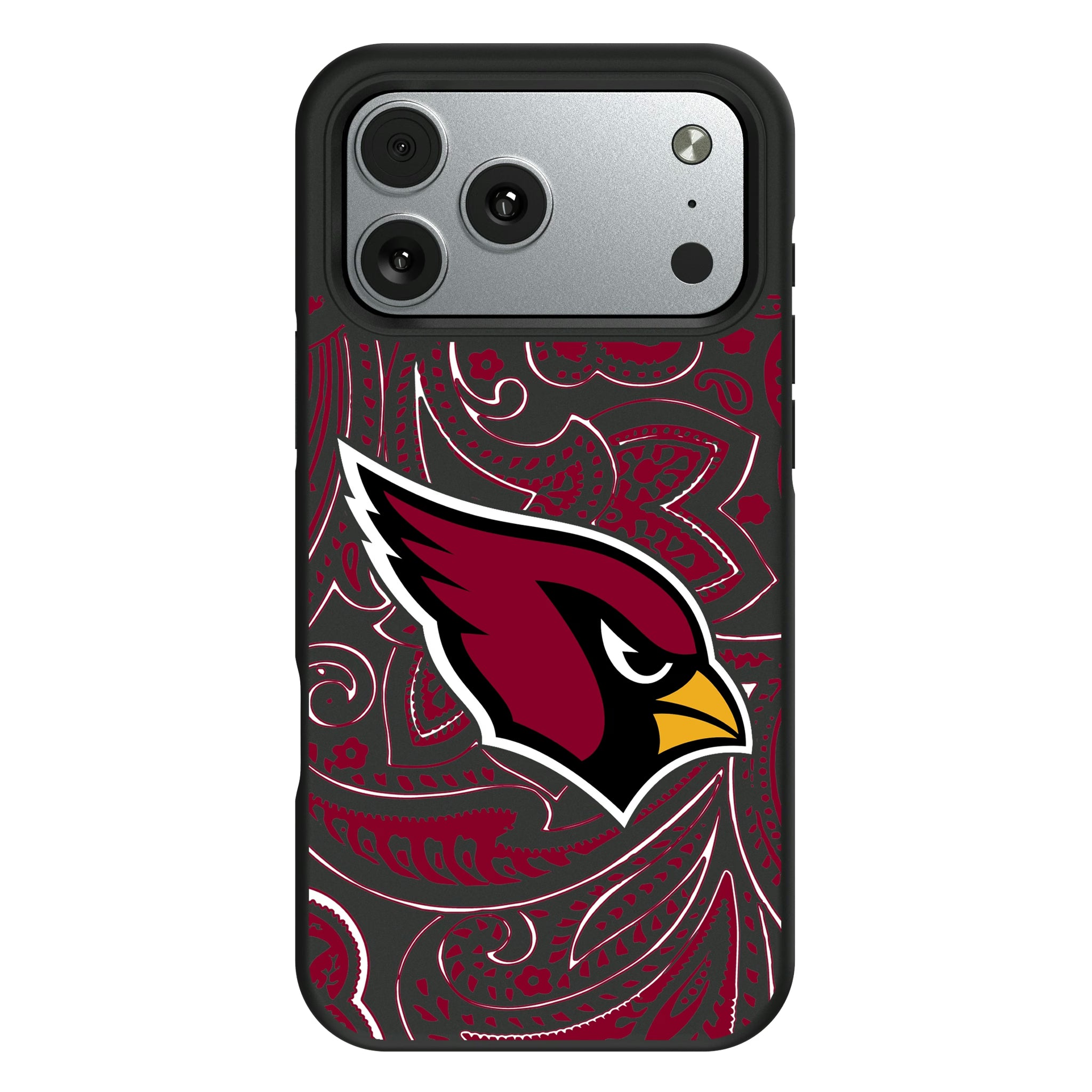 Arizona Cardinals Paisley iPhone Bump Phone Case for Apple iPhone#Device_iPhone 17 Pro Max