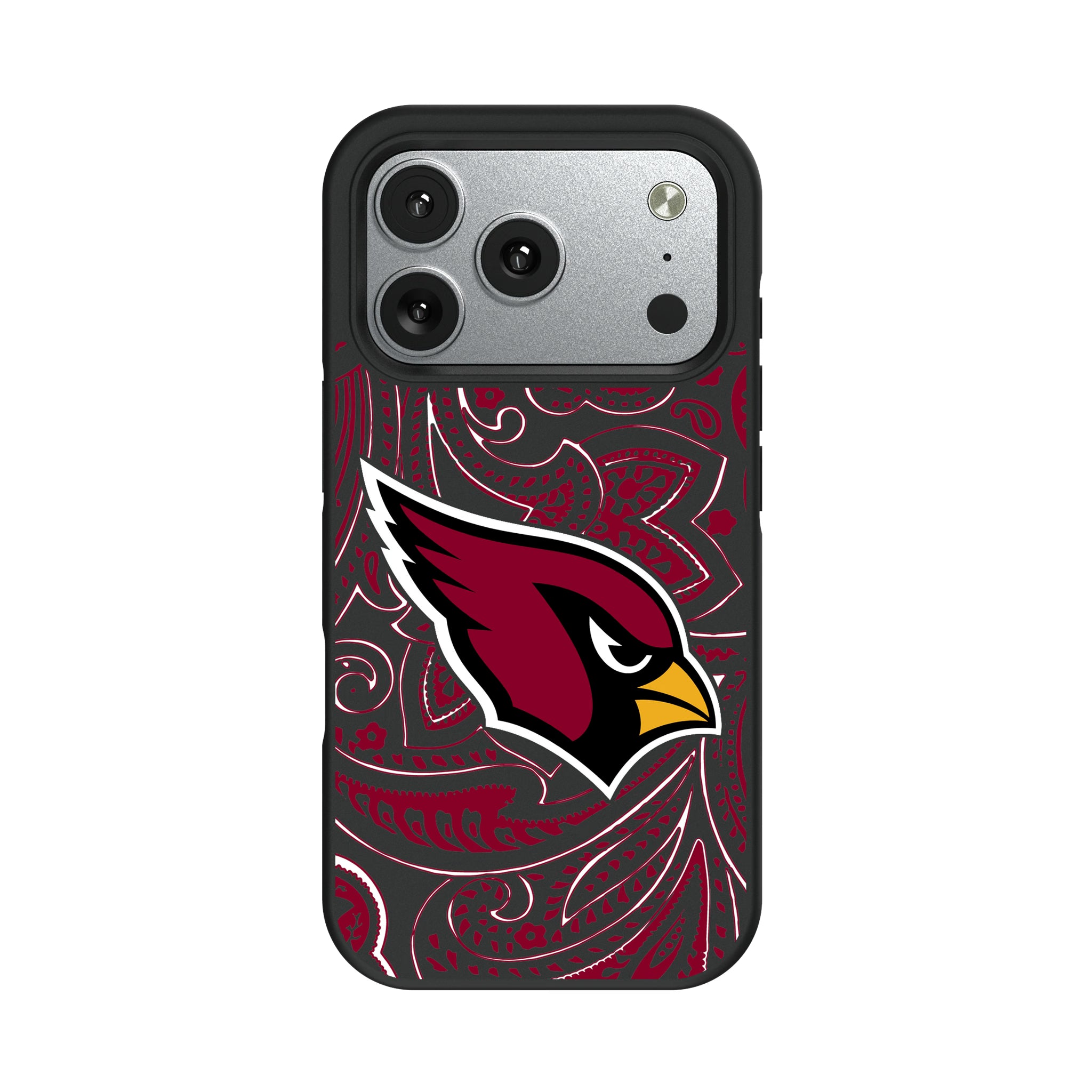 Arizona Cardinals Paisley iPhone Bump Phone Case for Apple iPhone#Device_iPhone 17 Pro
