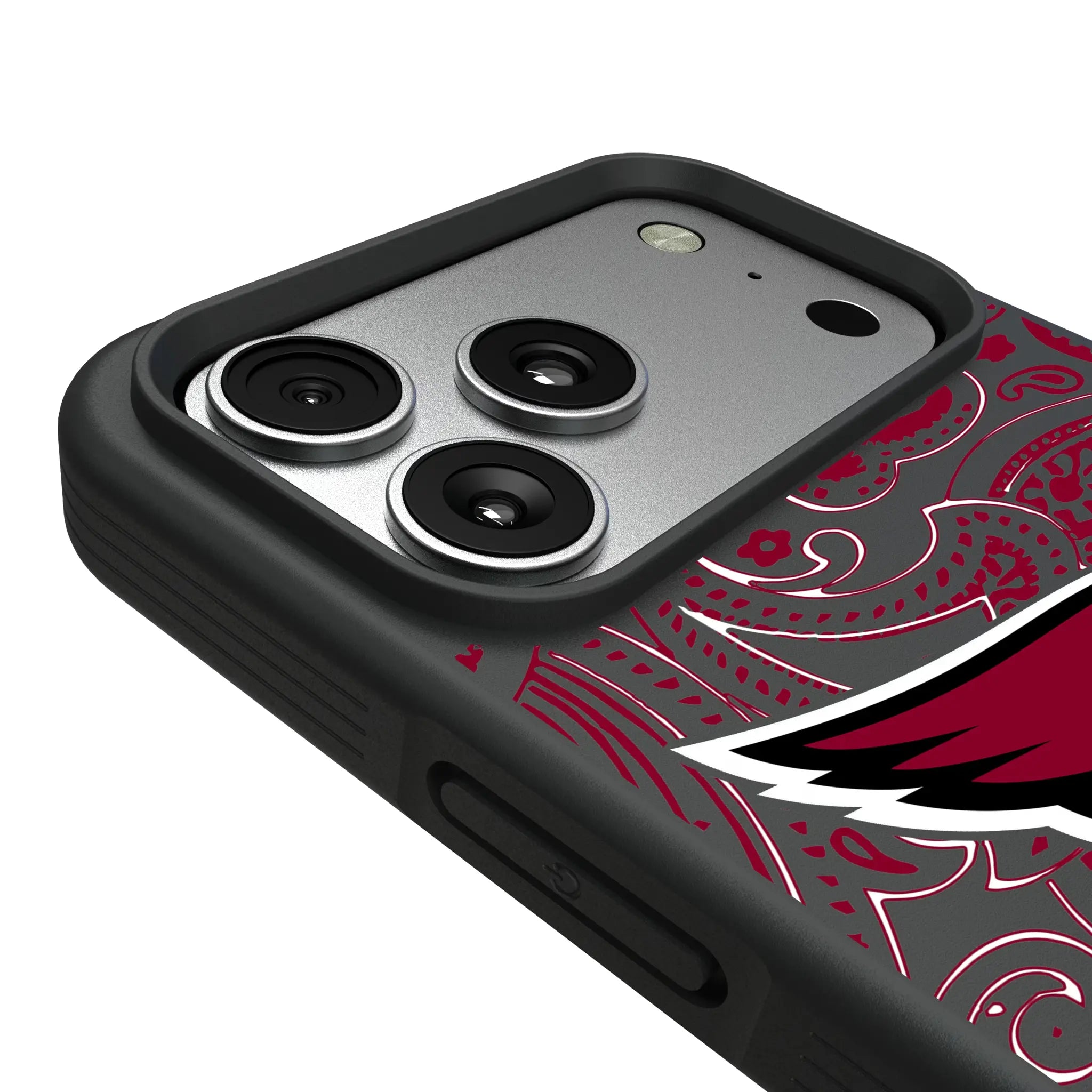 Arizona Cardinals Paisley iPhone Bump Phone Case for Apple iPhone - Detail#Device_iPhone 17 Pro Max