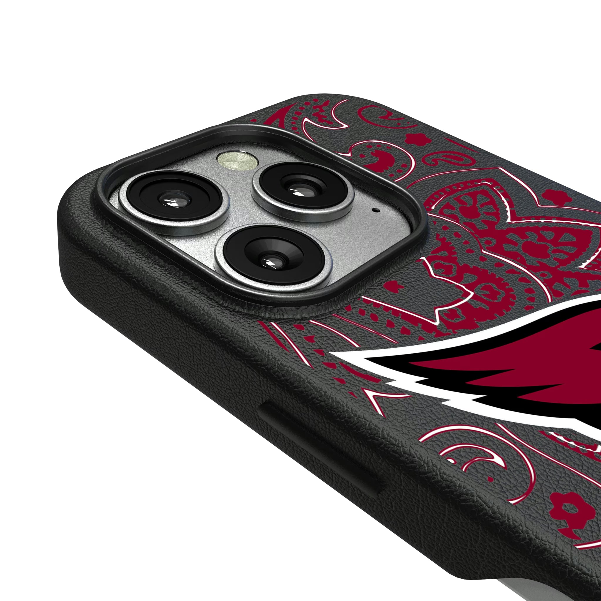 Arizona Cardinals Paisley iPhone MagSafe Compatible Phone Case for Apple iPhone - Detail