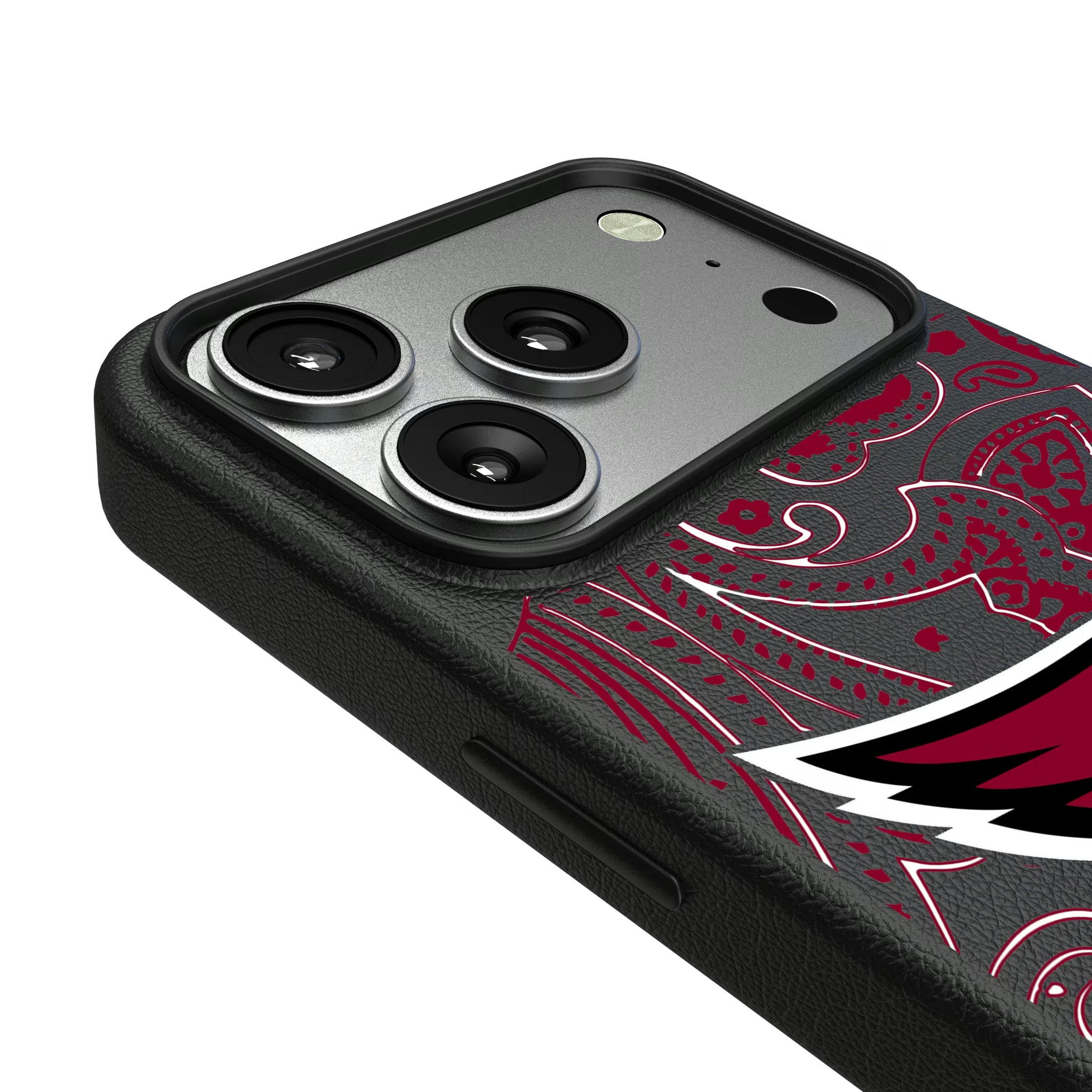 Arizona Cardinals Paisley iPhone MagSafe Compatible Phone Case for Apple iPhone - Detail#Device_iPhone 17 Pro
