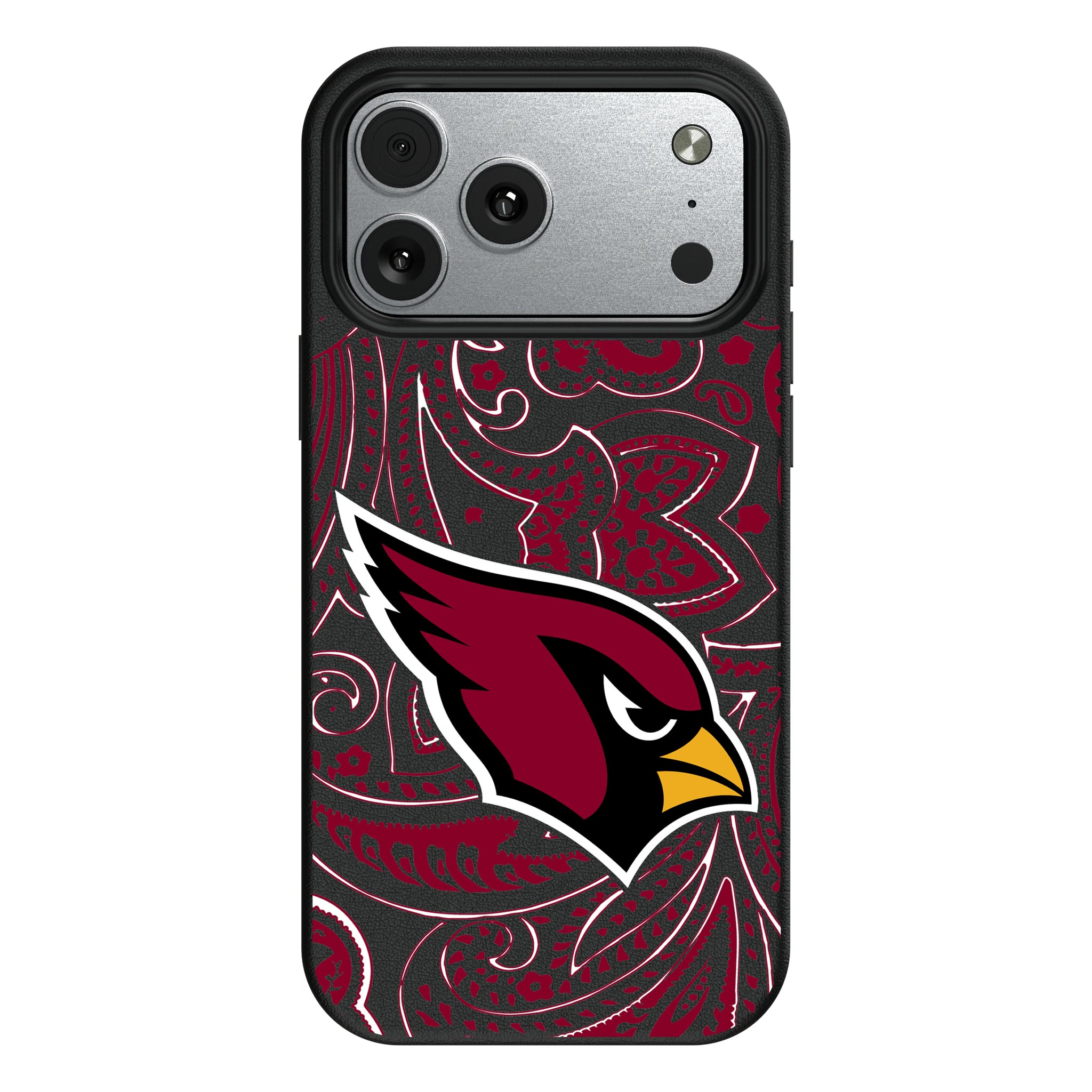 Arizona Cardinals Paisley iPhone MagSafe Compatible Phone Case for Apple iPhone#Device_iPhone 17 Pro Max