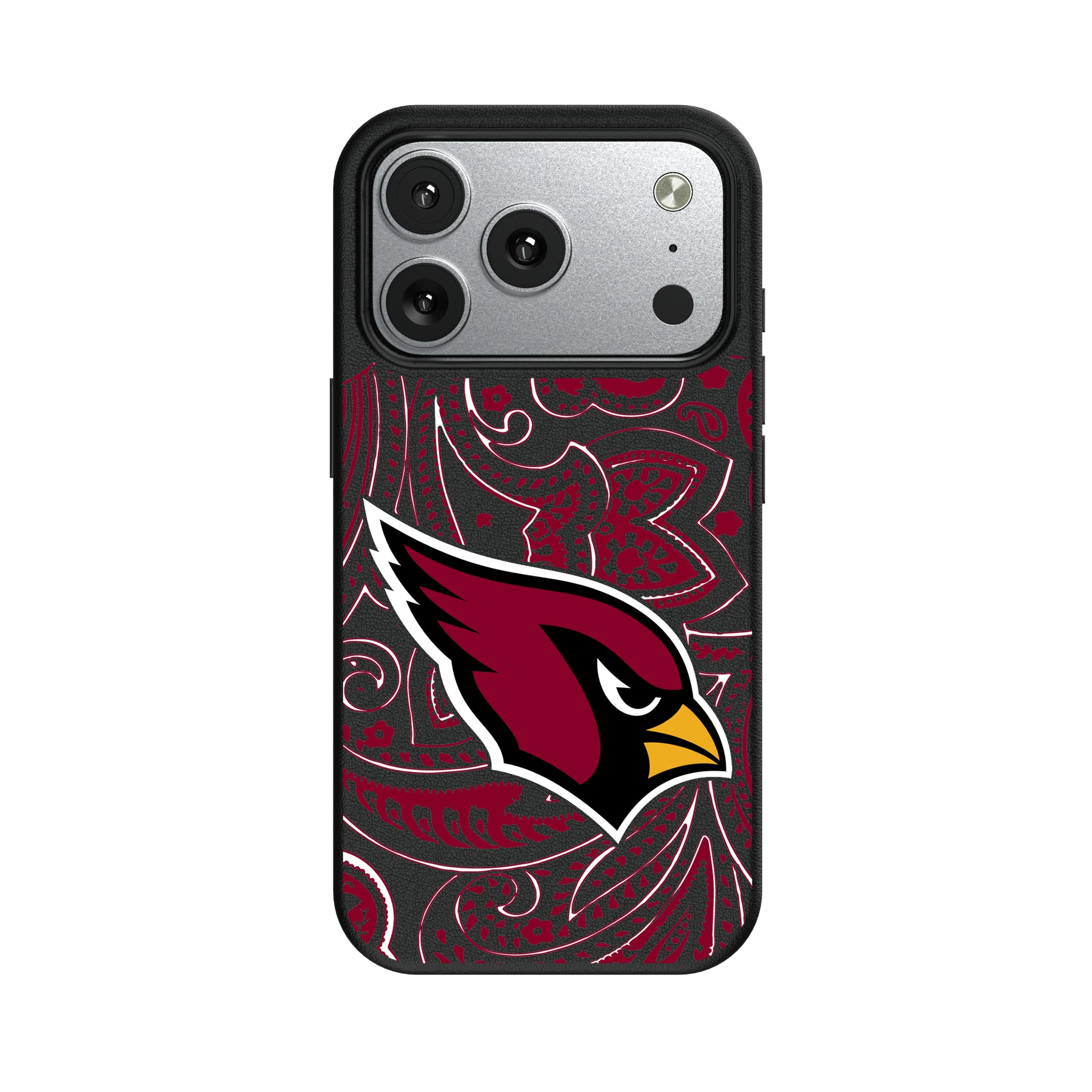 Arizona Cardinals Paisley iPhone MagSafe Compatible Phone Case for Apple iPhone#Device_iPhone 17 Pro