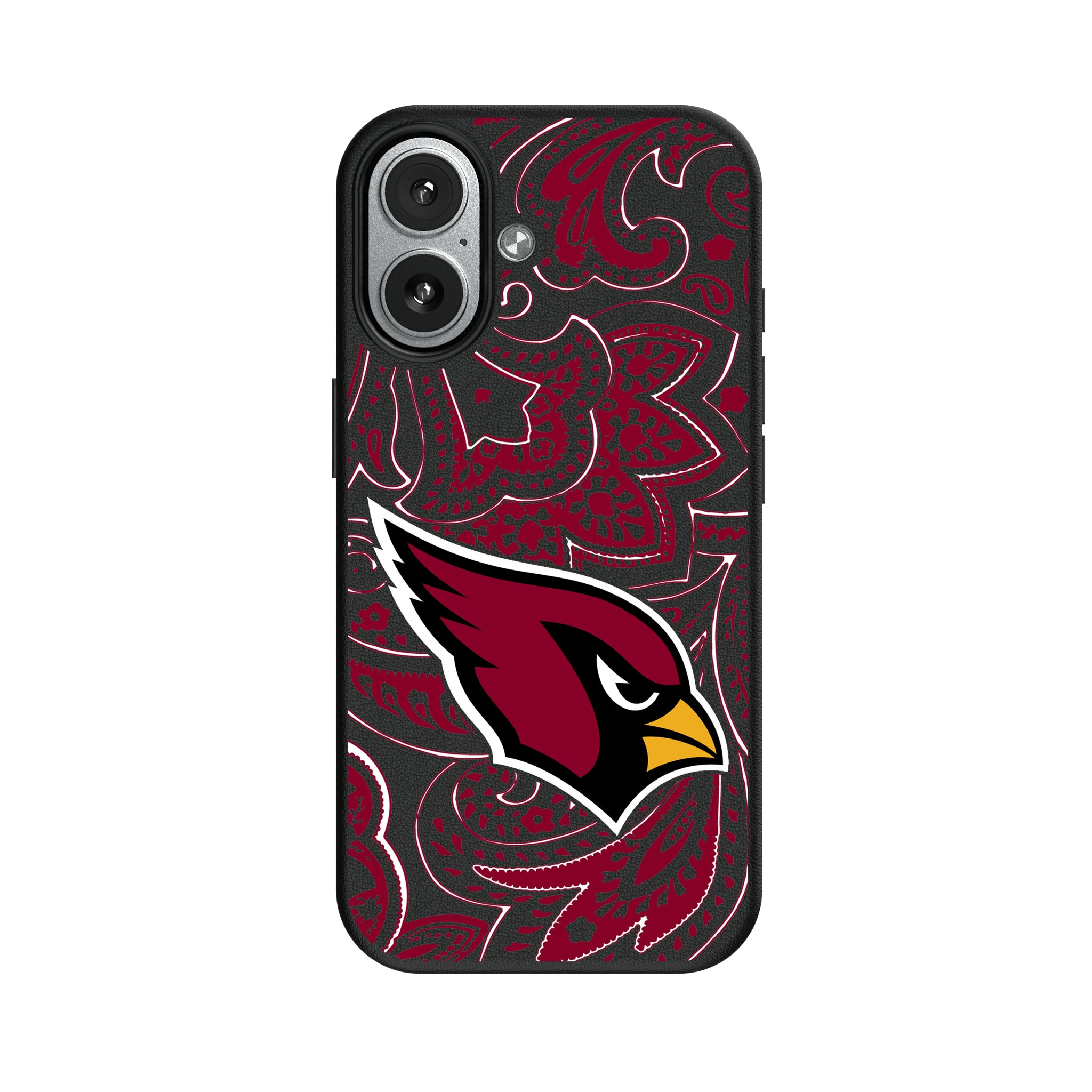 Arizona Cardinals Paisley iPhone MagSafe Compatible Phone Case for Apple iPhone#Device_iPhone 17