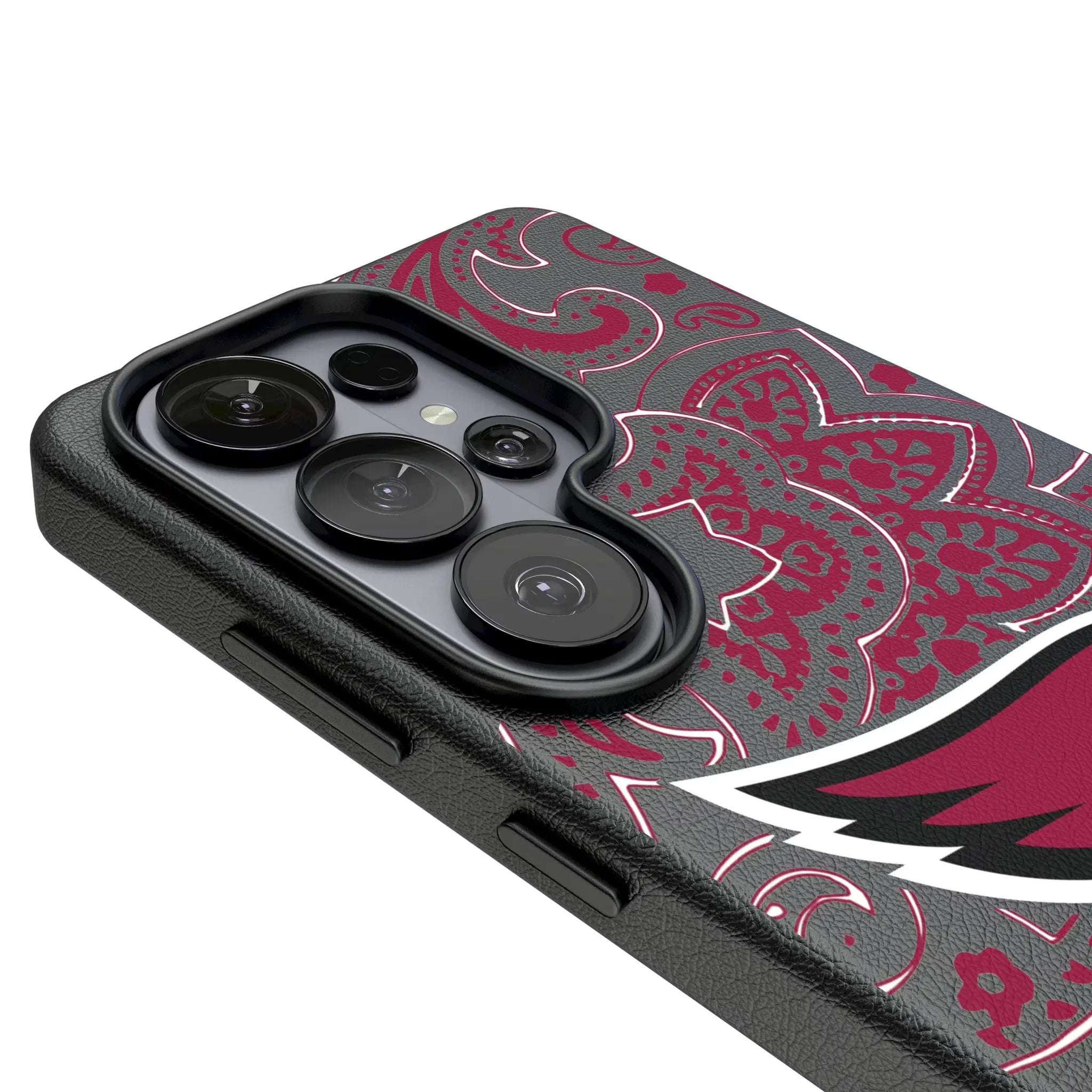 Arizona Cardinals Paisley Galaxy MagSafe Compatible Phone Case for Samsung Galaxy - Detail#Device_Galaxy S26 Ultra