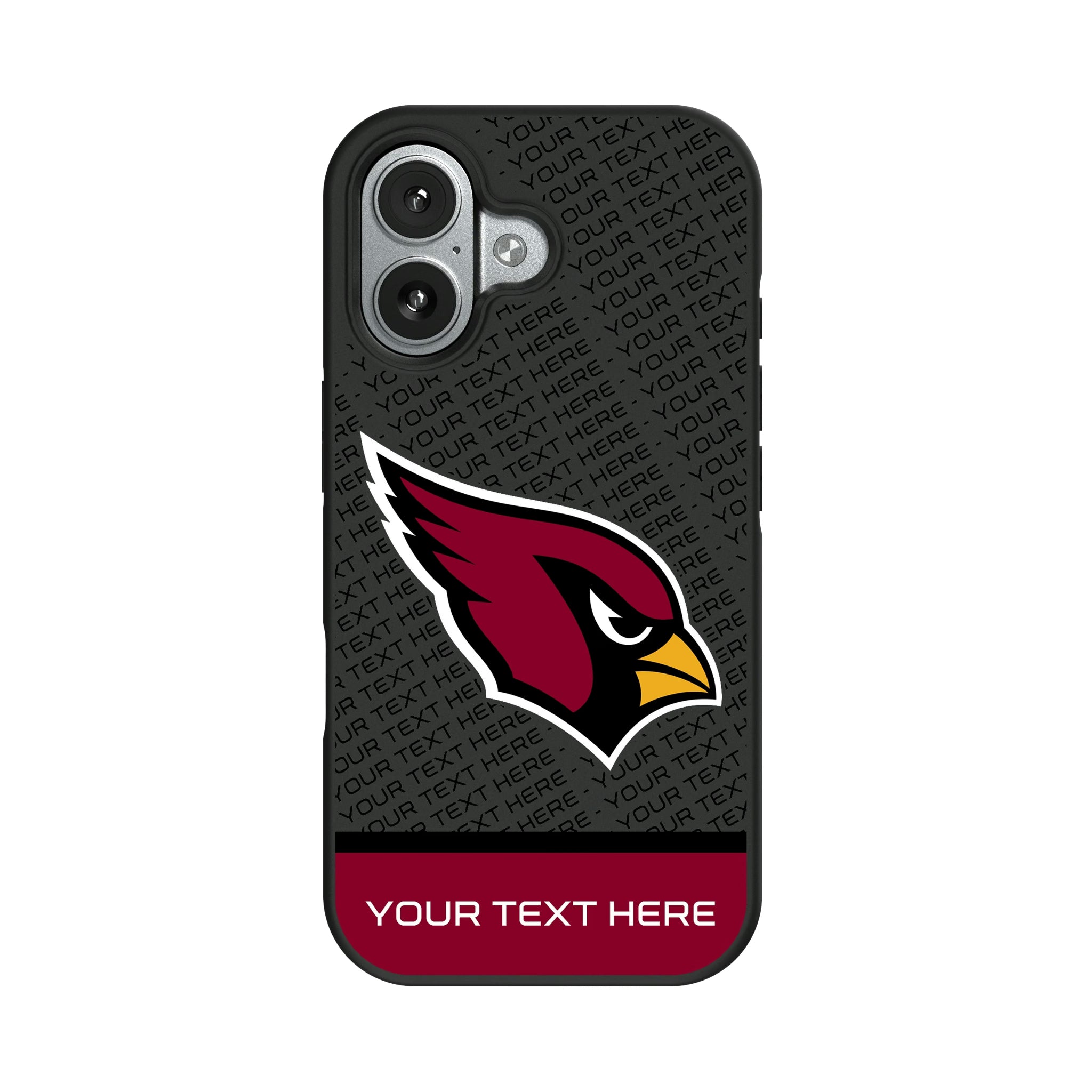 Arizona Cardinals Personalized EndZone Plus iPhone Bump Phone Case for Apple iPhone#Device_iPhone 17
