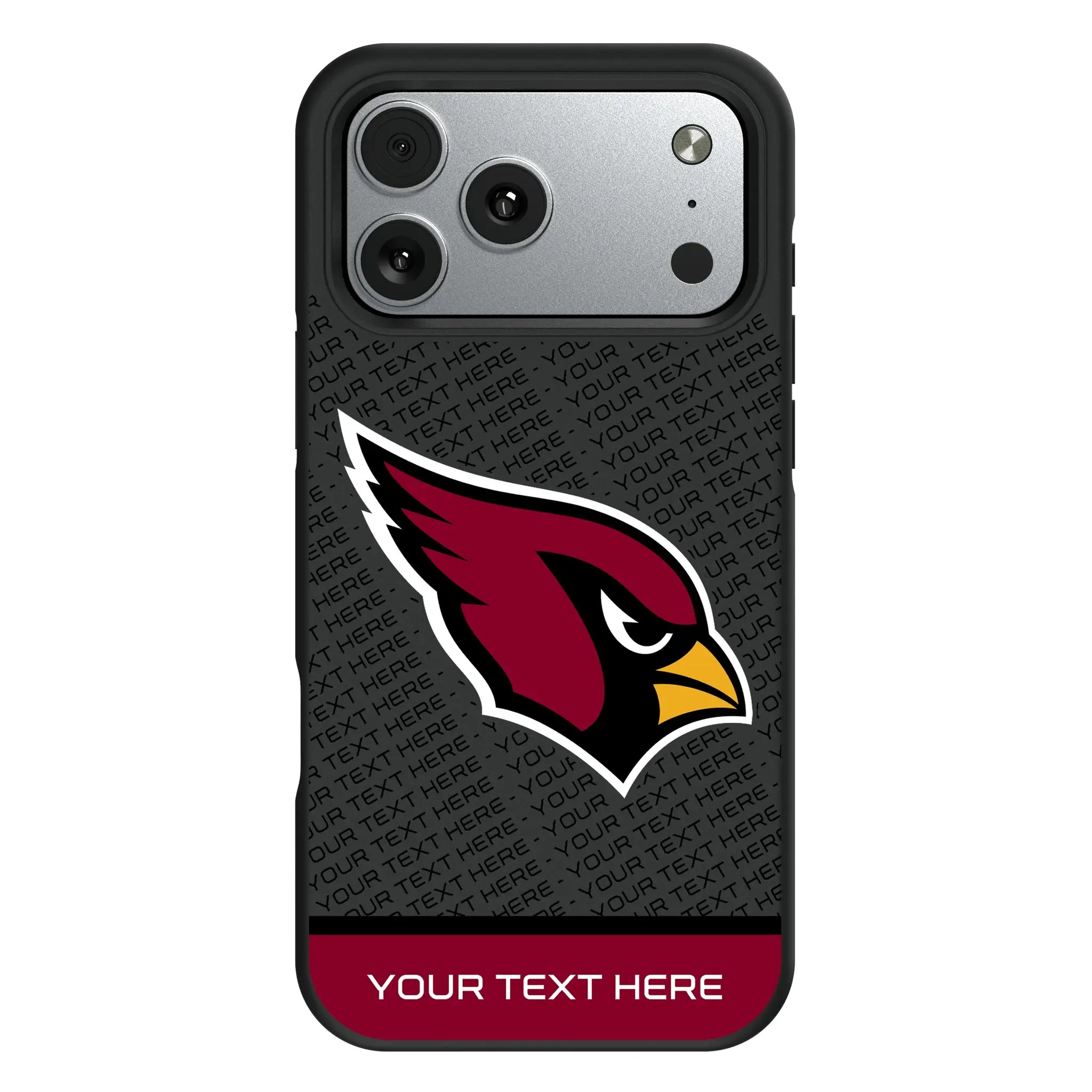 Arizona Cardinals Personalized EndZone Plus iPhone Bump Phone Case for Apple iPhone#Device_iPhone 17 Pro Max