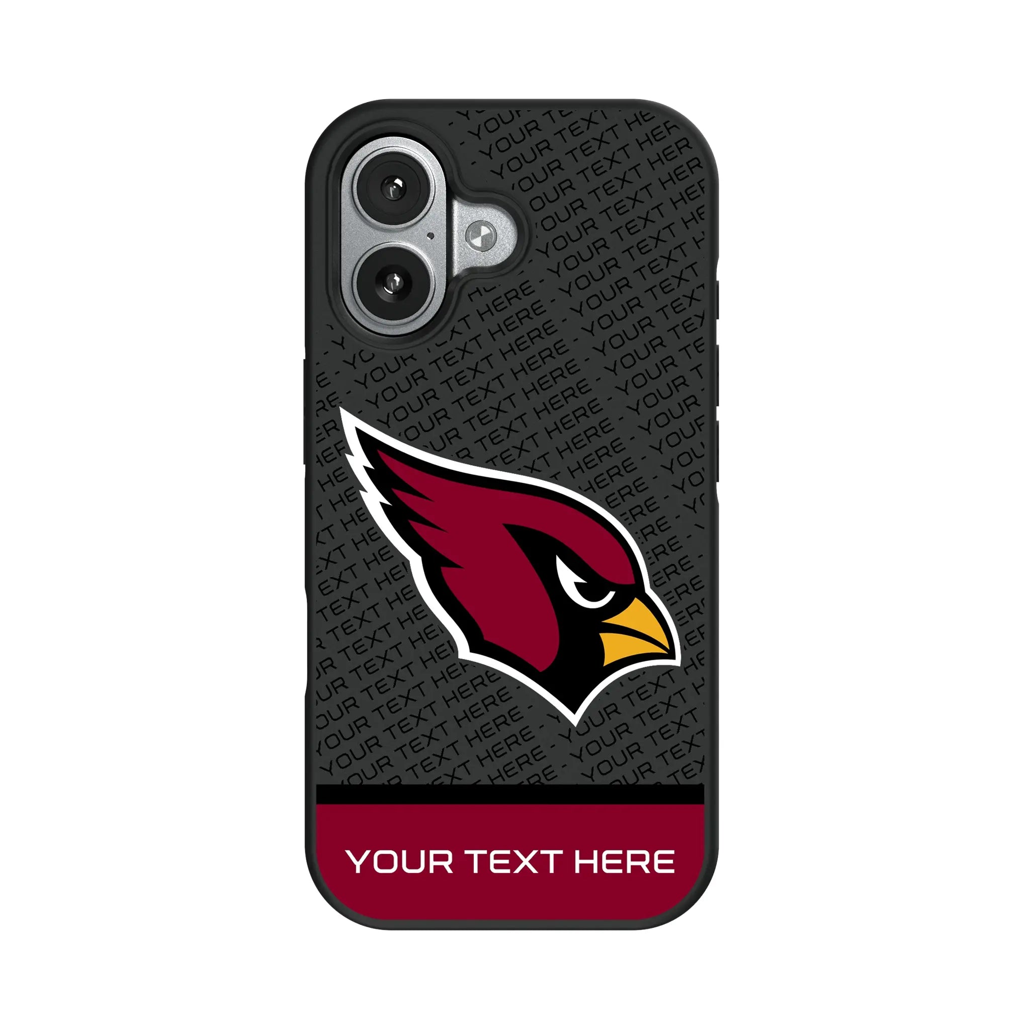 Arizona Cardinals Personalized EndZone Plus iPhone Bump Phone Case for Apple iPhone#Device_iPhone 17