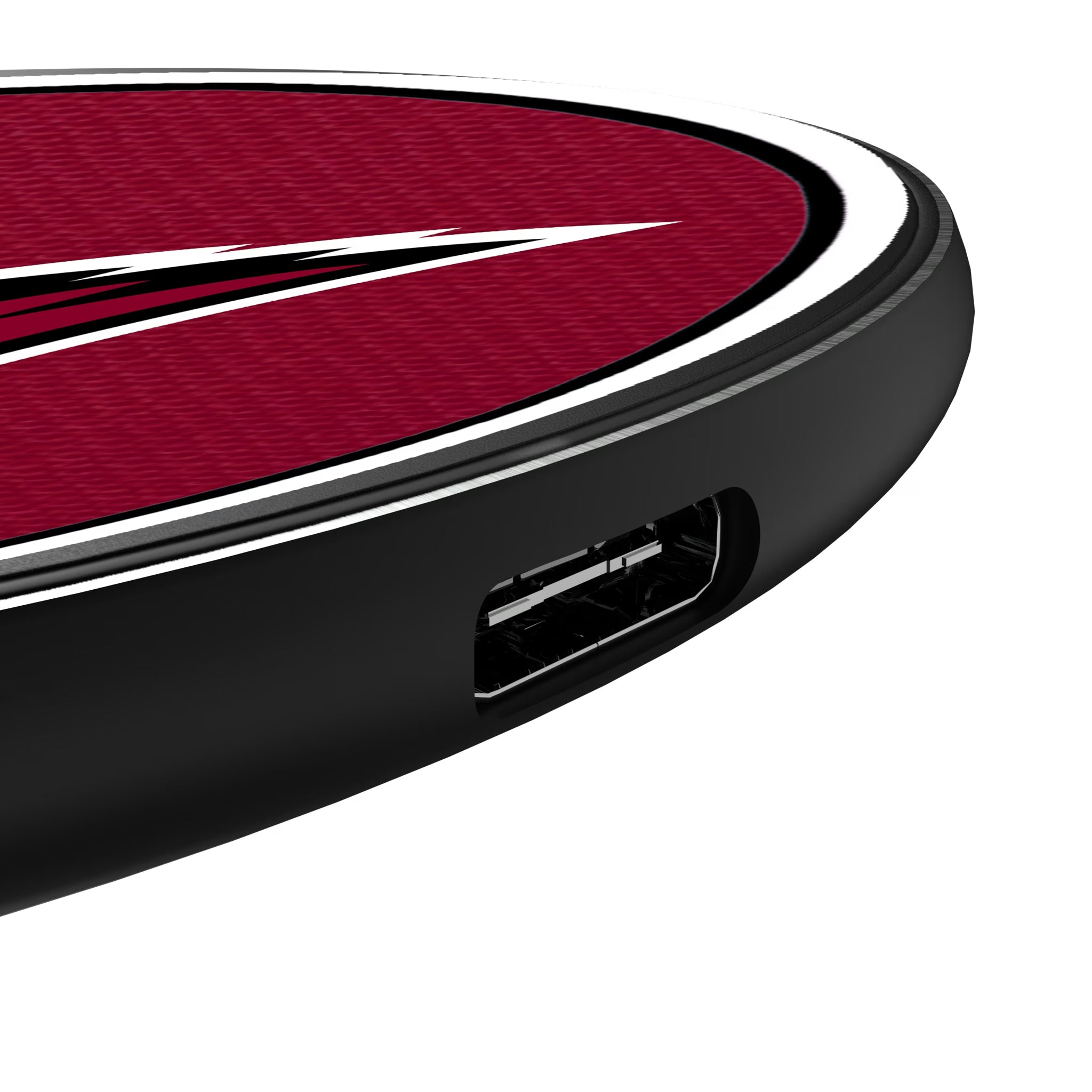 Arizona Cardinals Personalized Endzone Solid 15-Watt Wireless Charger - Detail