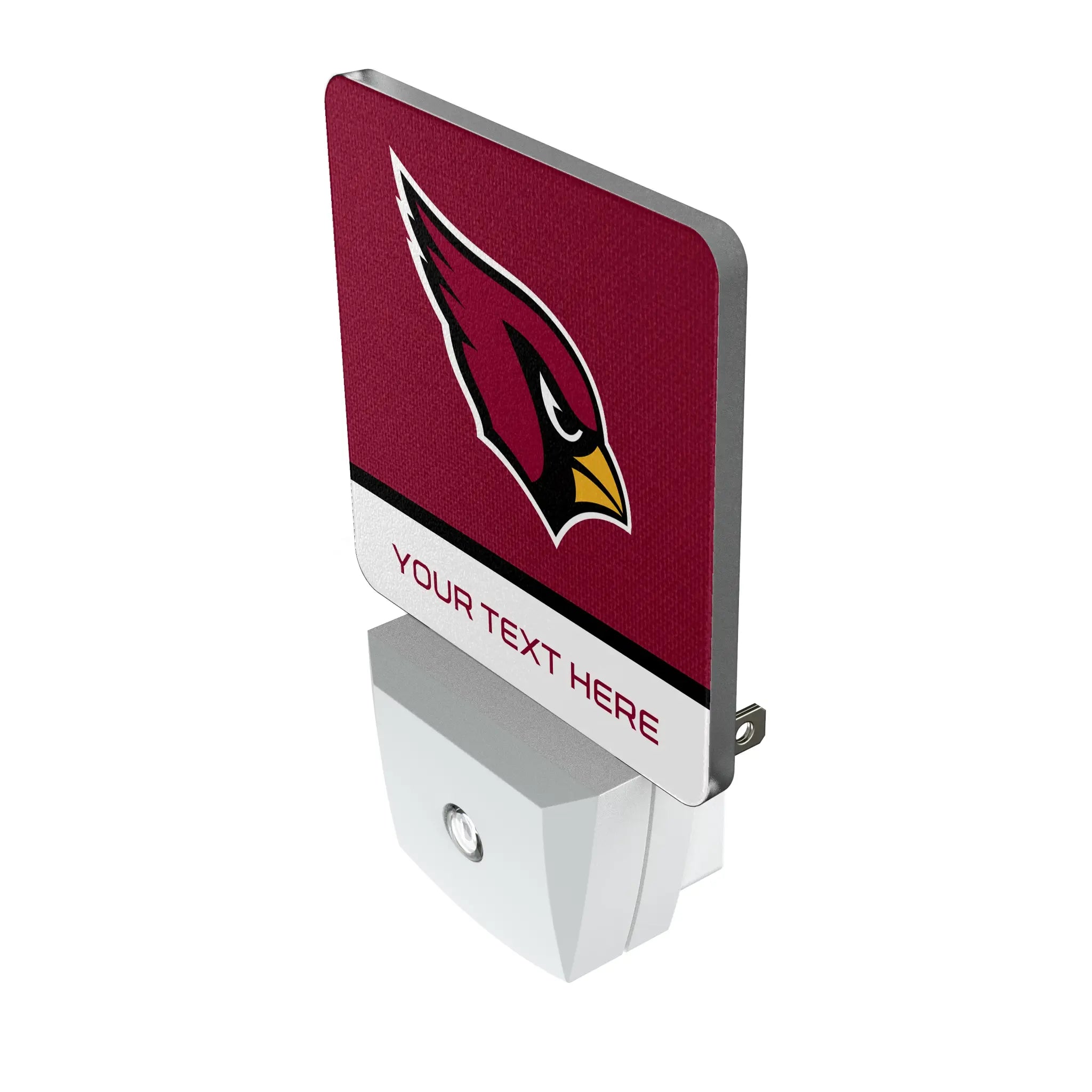 Arizona Cardinals Personalized Endzone Solid Night Light 2-Pack - Isometric View