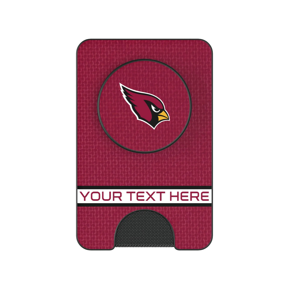 Arizona Cardinals Personalized Endzone Solid Popsockets Wallet Magnetic
