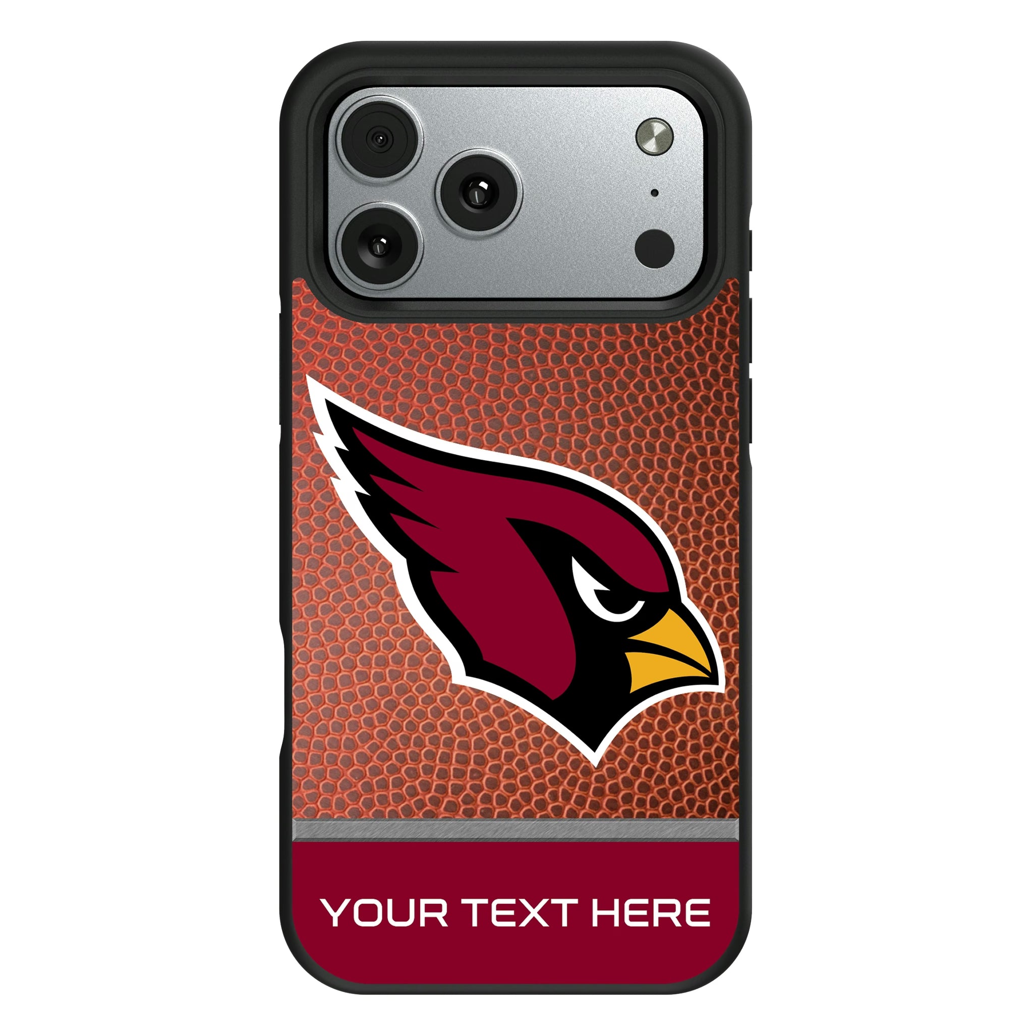 Arizona Cardinals Personalized Football iPhone Bump Phone Case for Apple iPhone#Device_iPhone 17 Pro Max