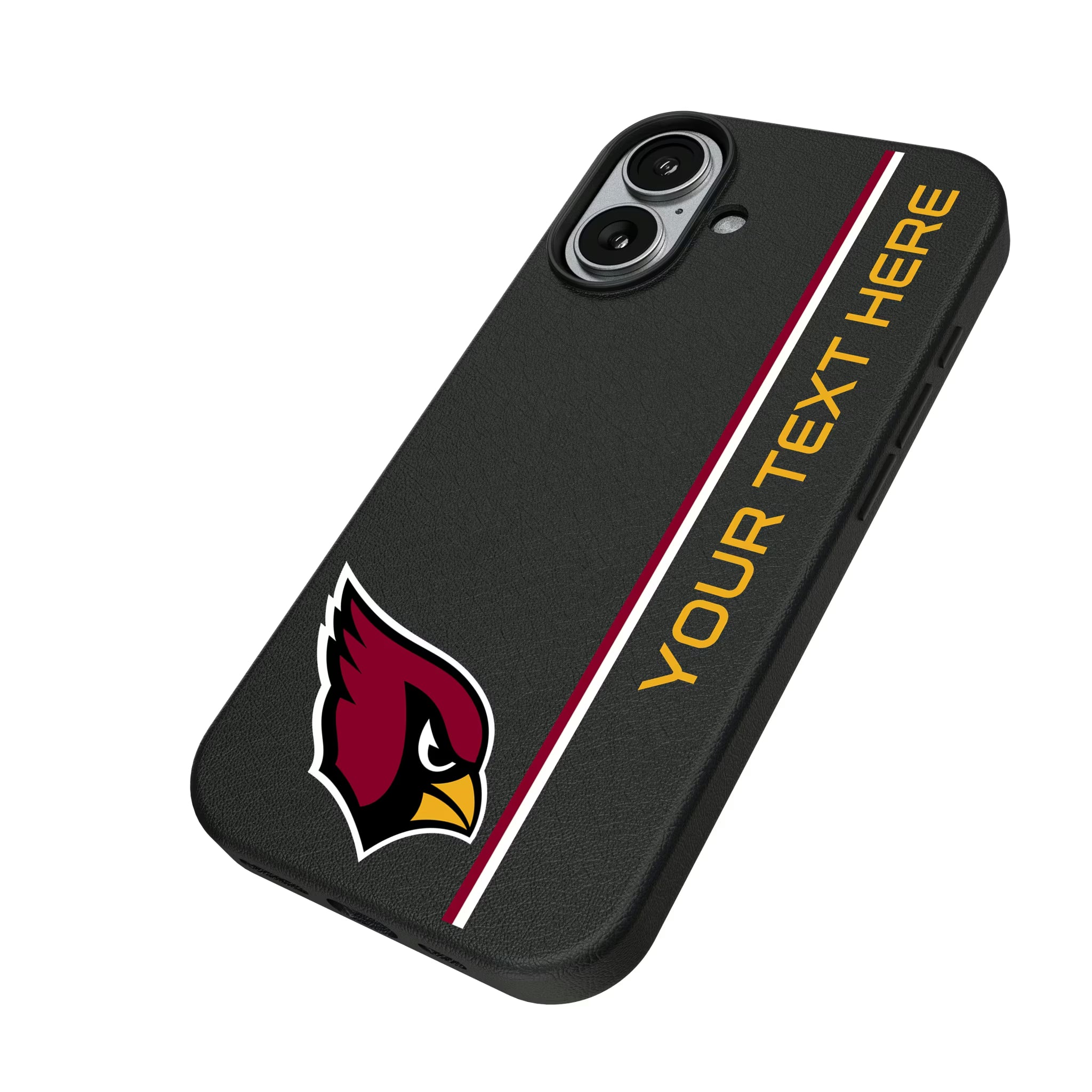 Arizona Cardinals Personalized Sidebard iPhone MagSafe Compatible Phone Case for Apple iPhone - Isometric View#Device_iPhone 17