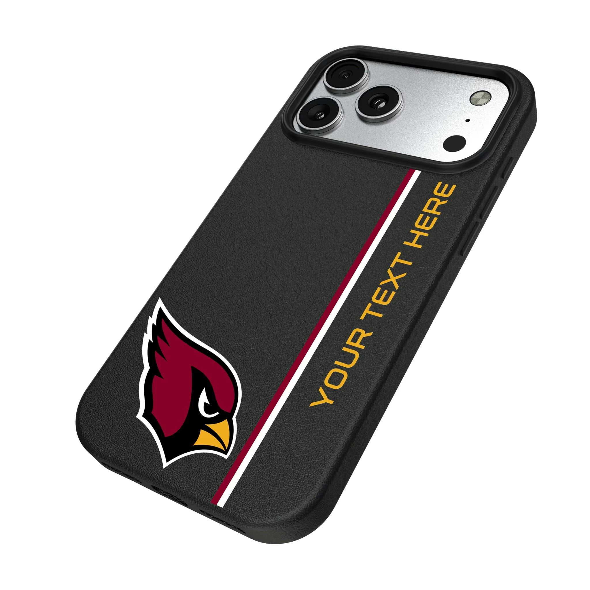 Arizona Cardinals Personalized Sidebard iPhone MagSafe Compatible Phone Case for Apple iPhone - Isometric View#Device_iPhone 17 Pro Max