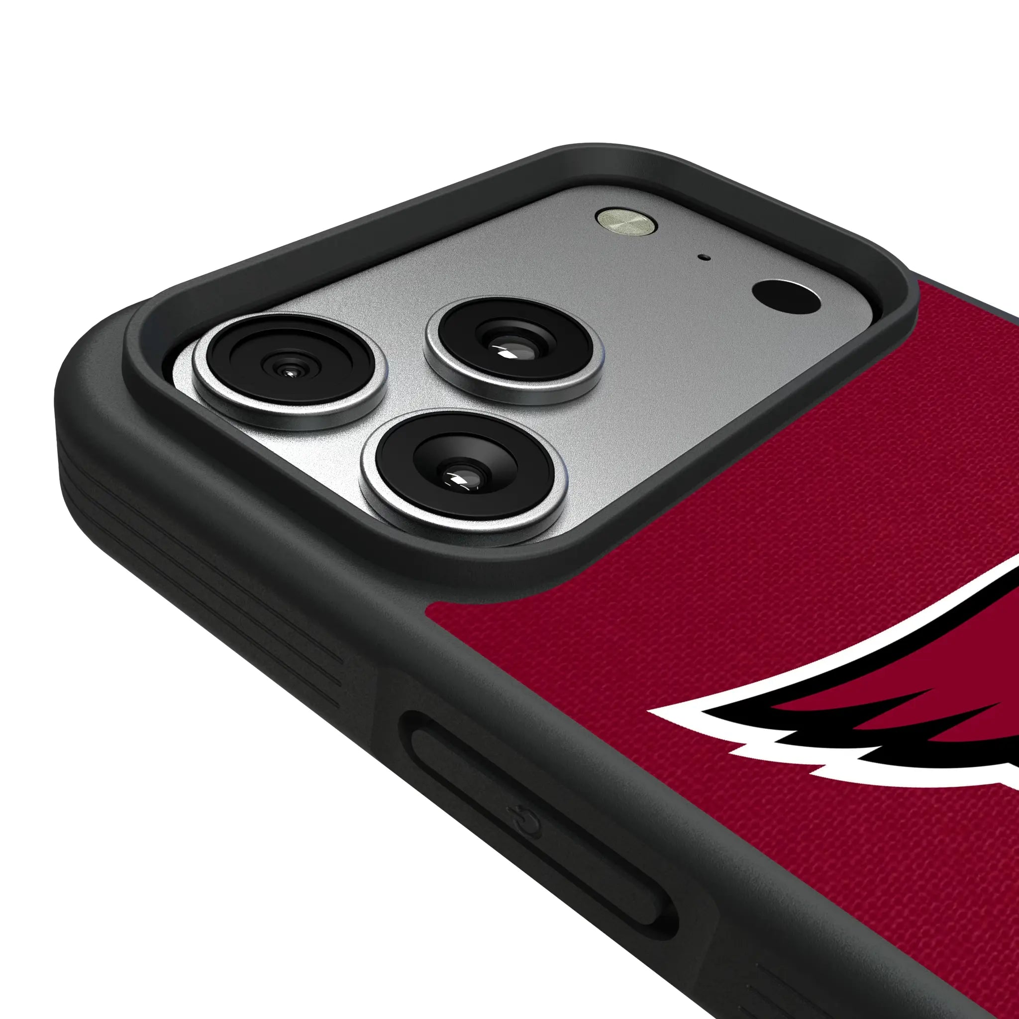 Arizona Cardinals Personalized Stripe iPhone Bump Phone Case for Apple iPhone - Detail#Device_iPhone 17 Pro Max