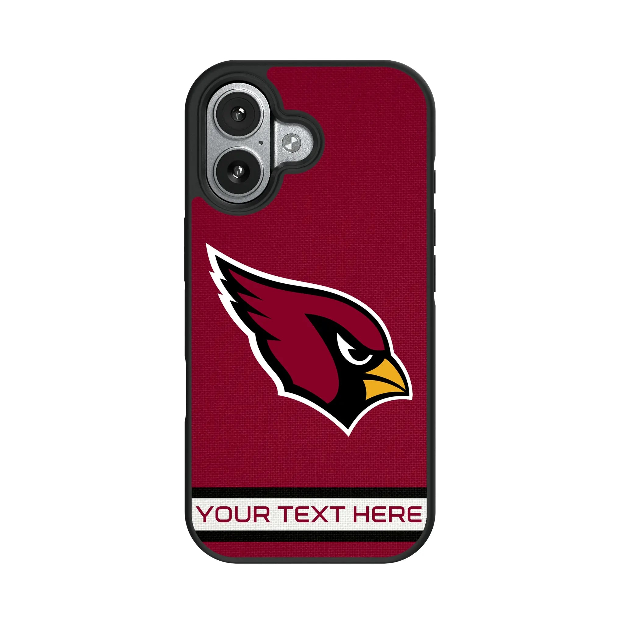 Arizona Cardinals Personalized Stripe iPhone Bump Phone Case for Apple iPhone#Device_iPhone 17