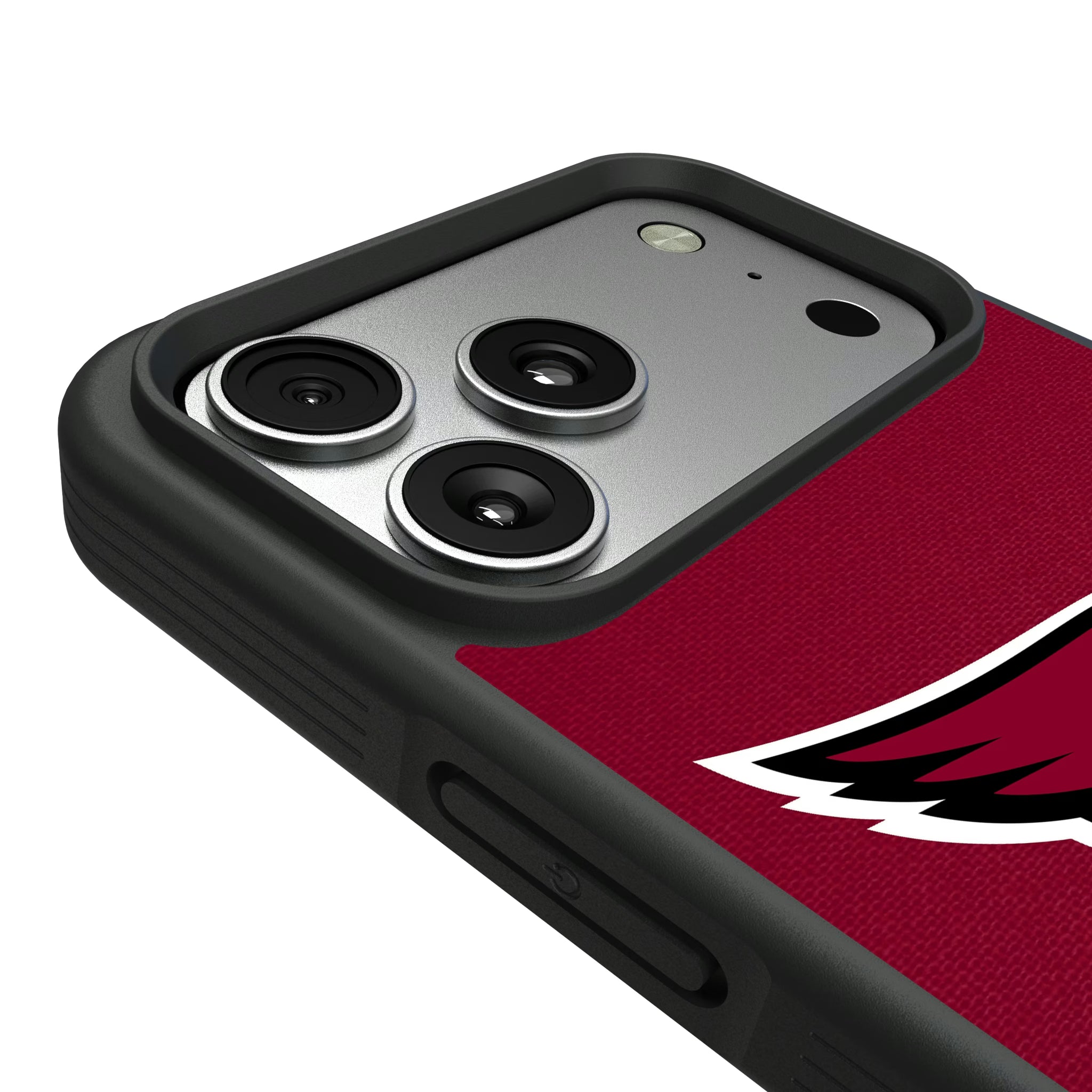 Arizona Cardinals Personalized Stripe iPhone Bump Phone Case for Apple iPhone - Detail#Device_iPhone 17 Pro Max