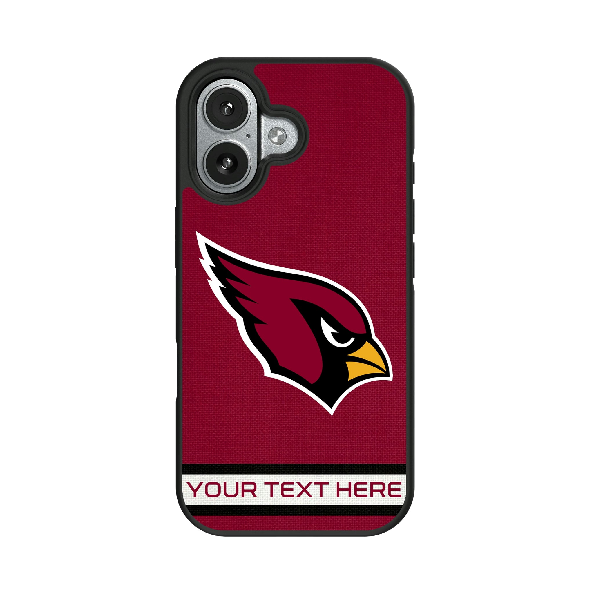 Arizona Cardinals Personalized Stripe iPhone Bump Phone Case for Apple iPhone#Device_iPhone 17