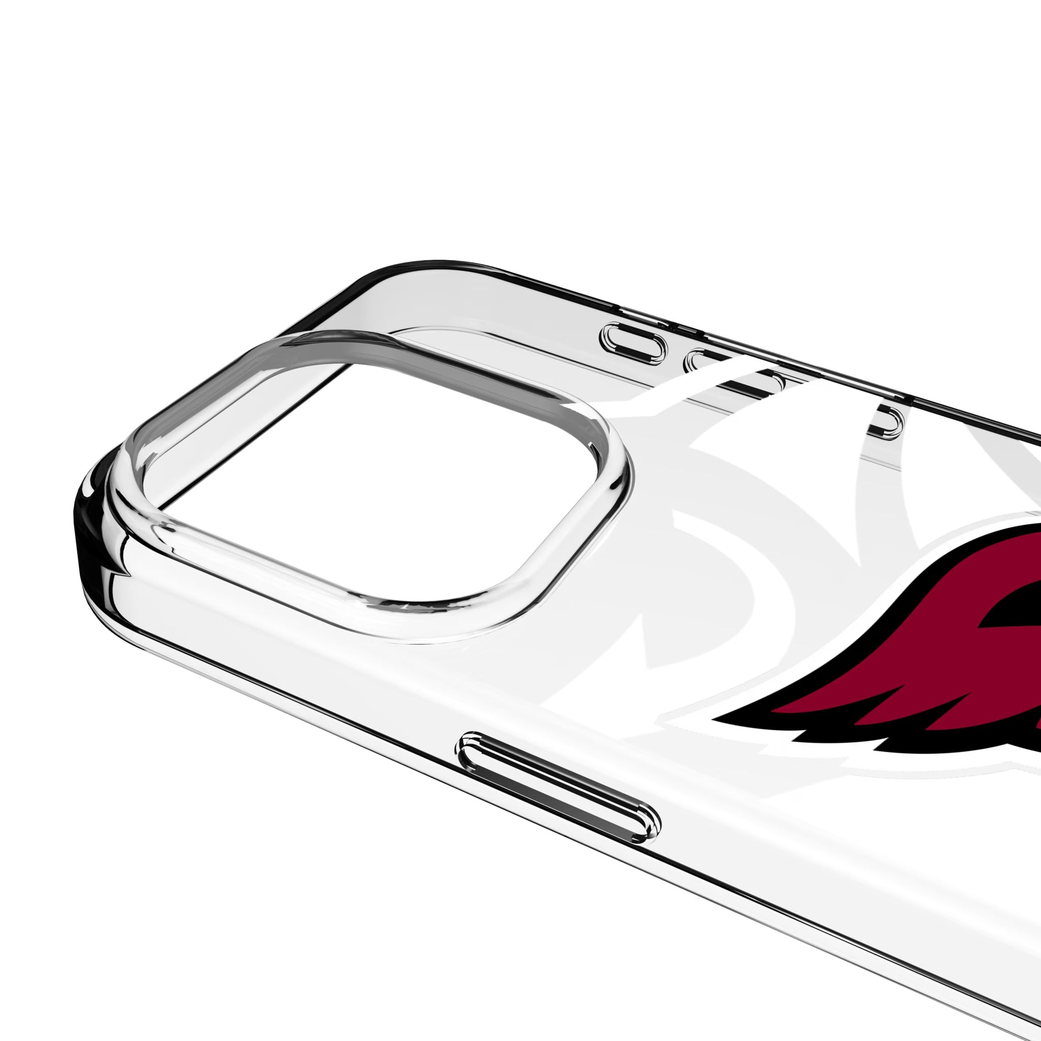 Arizona Cardinals Personalized Tilt iPhone Clear Phone Case for Apple iPhone - Detail