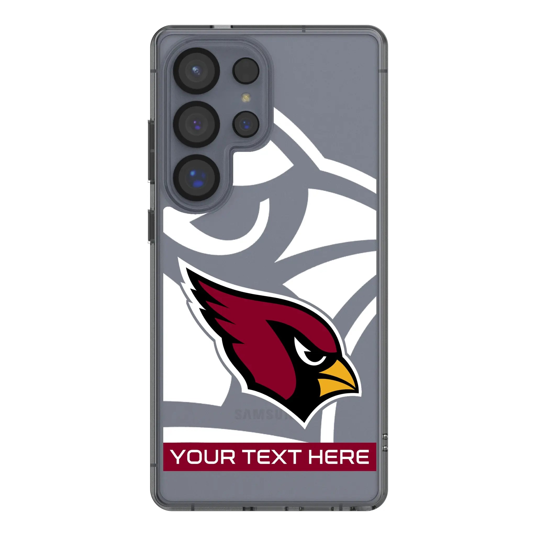 Arizona Cardinals Personalized Tilt Galaxy Clear Phone Case for Samsung Galaxy#Device_Galaxy S25 Ultra