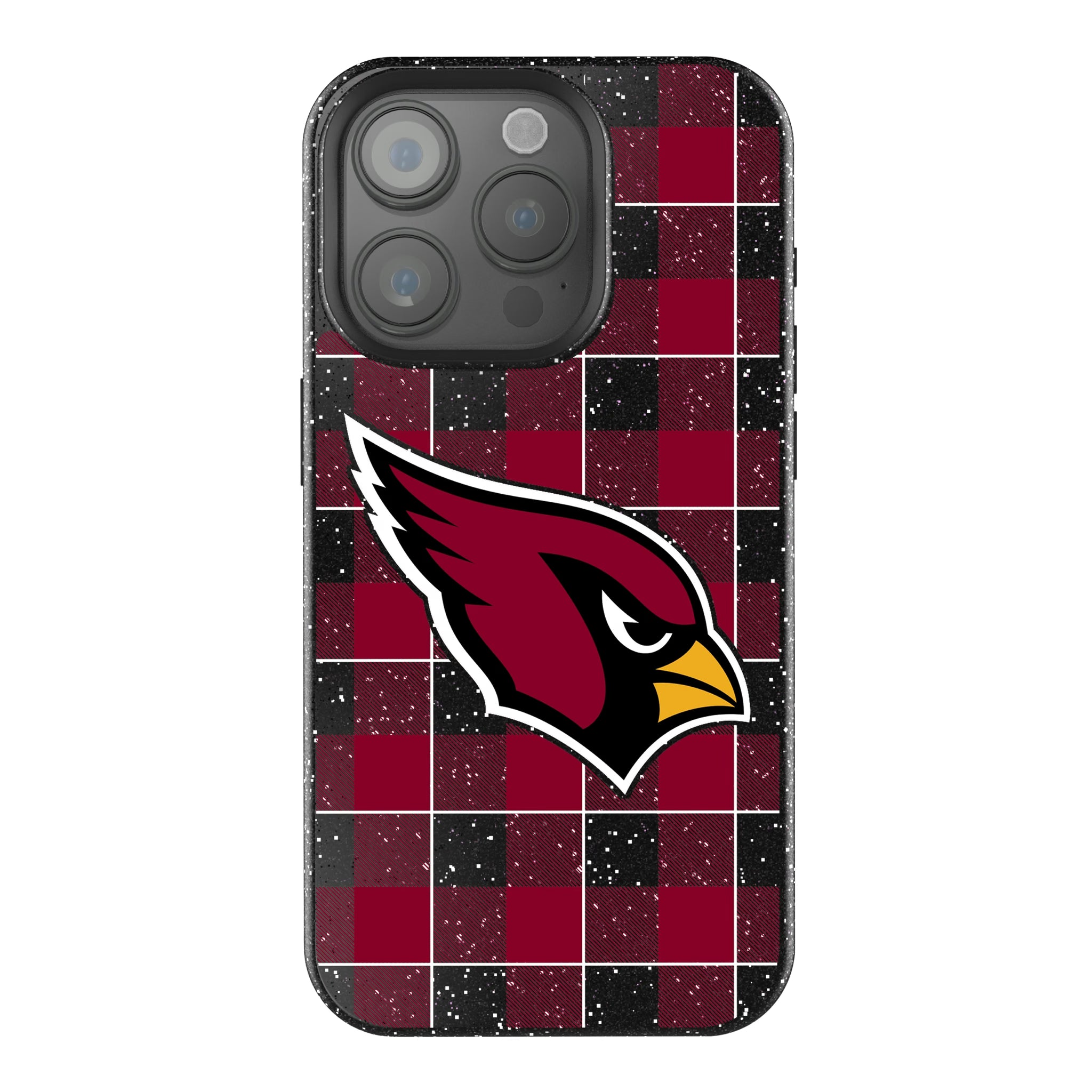 Arizona Cardinals Plaid iPhone Bling Phone Case for Apple iPhone