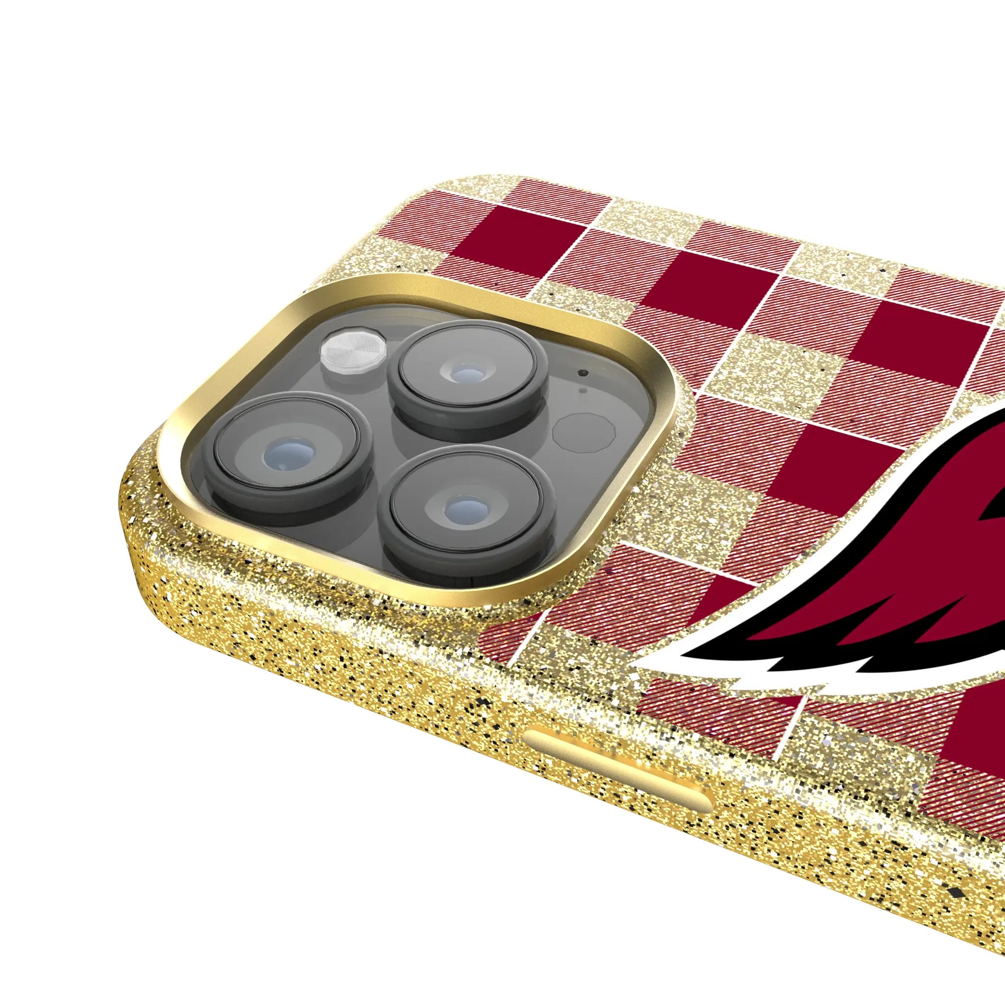 Arizona Cardinals Plaid iPhone Bling Phone Case for Apple iPhone - Detail
