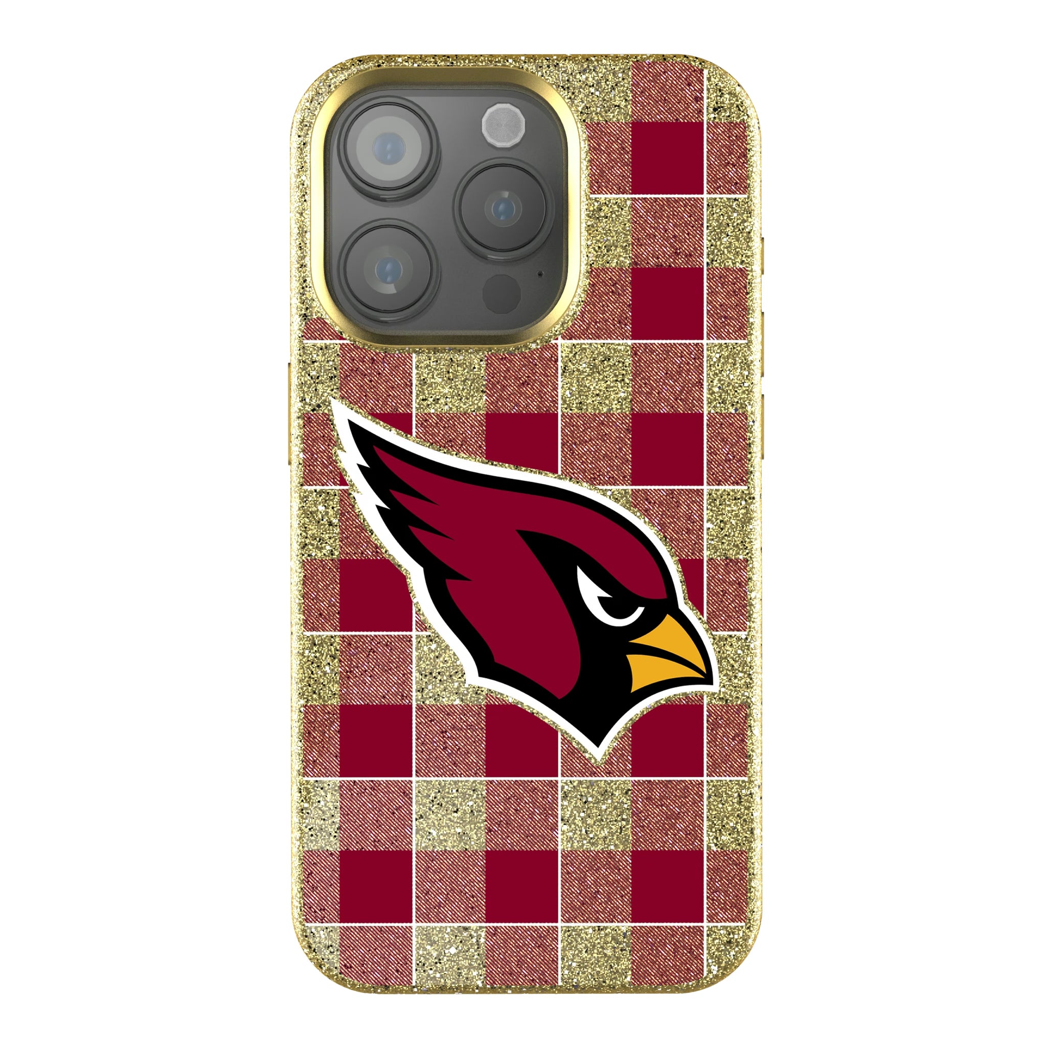 Arizona Cardinals Plaid iPhone Bling Phone Case for Apple iPhone