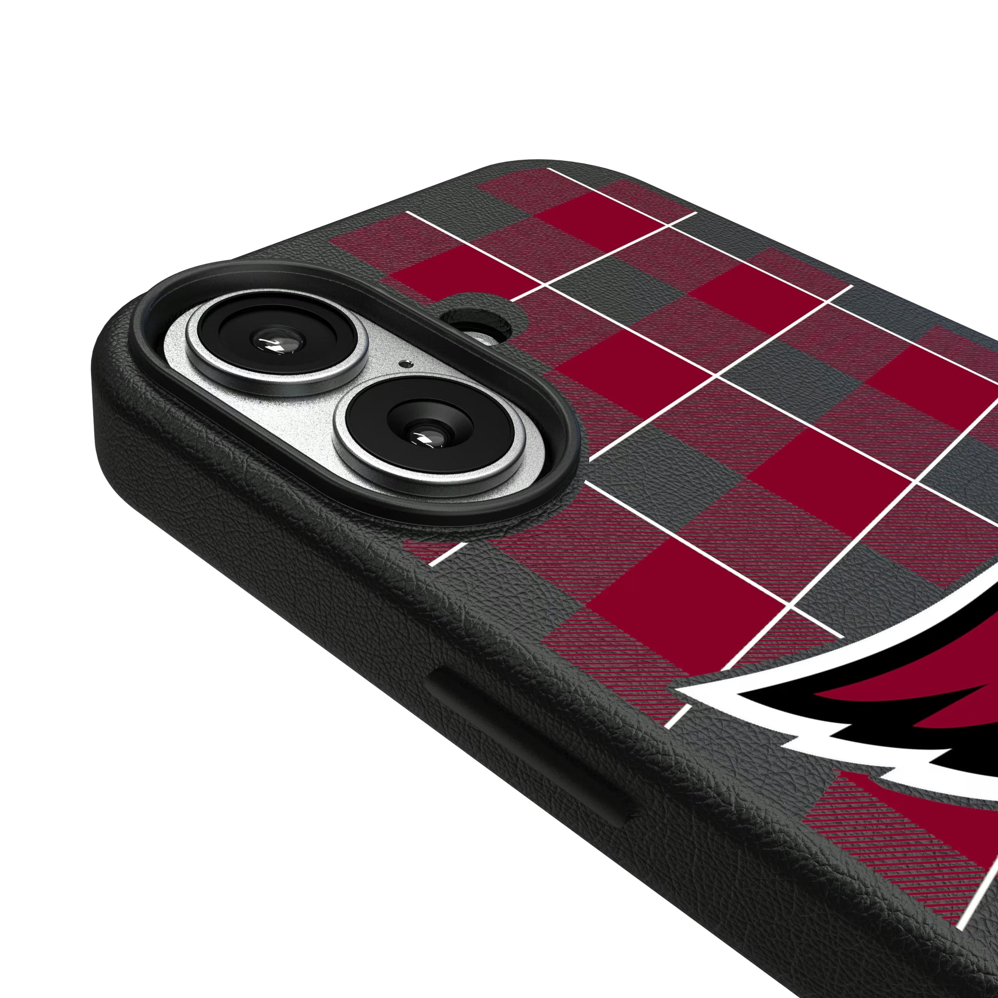 Arizona Cardinals Plaid iPhone MagSafe Compatible Phone Case for Apple iPhone - Detail#Device_iPhone 17