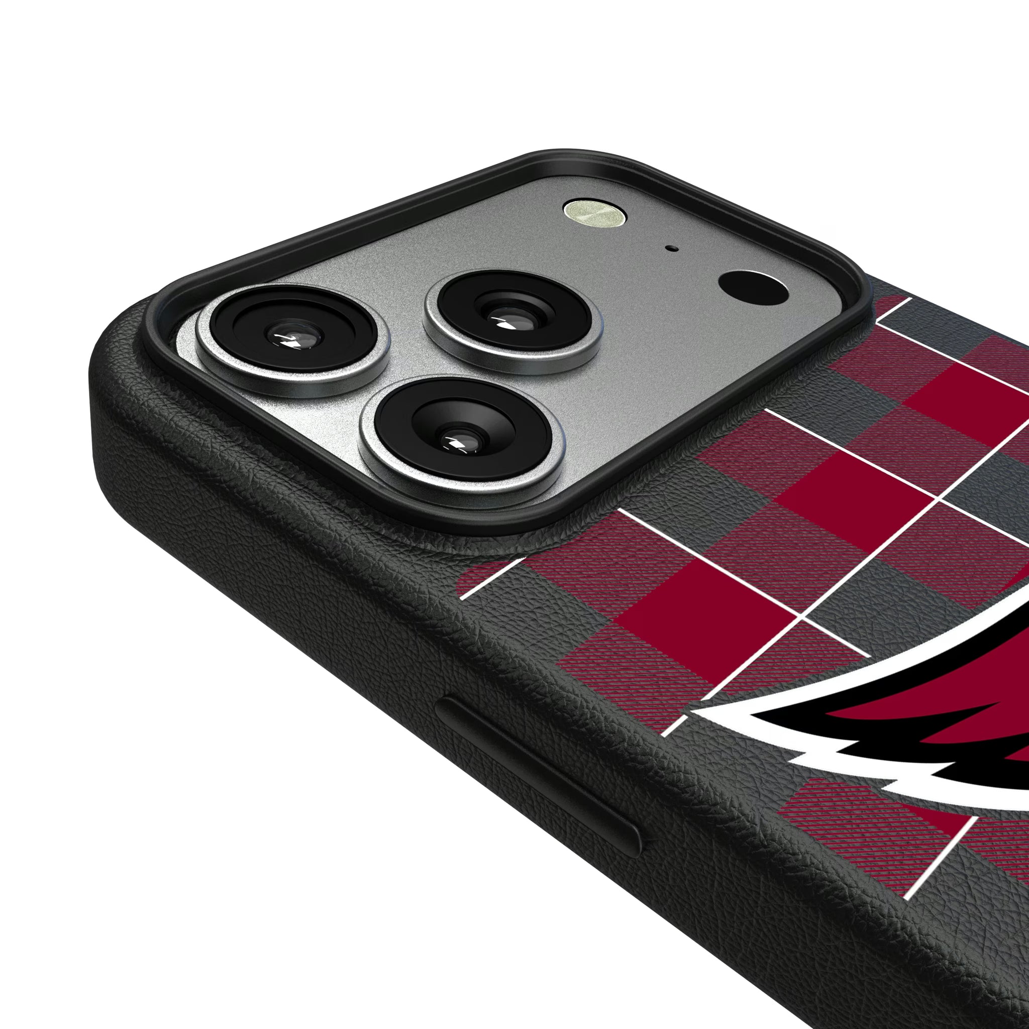 Arizona Cardinals Plaid iPhone MagSafe Compatible Phone Case for Apple iPhone - Detail#Device_iPhone 17 Pro