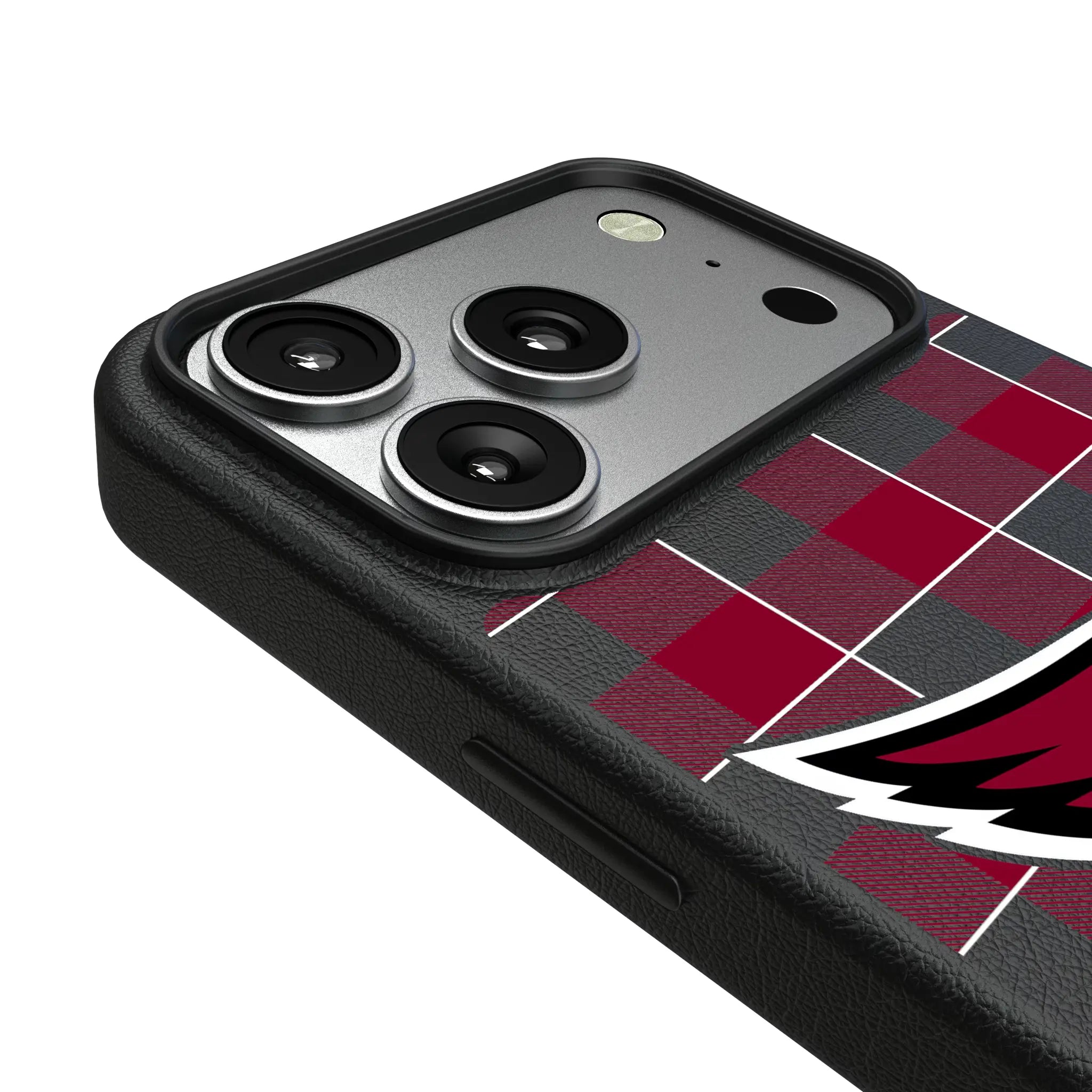 Arizona Cardinals Plaid iPhone MagSafe Compatible Phone Case for Apple iPhone - Detail#Device_iPhone 17 Pro