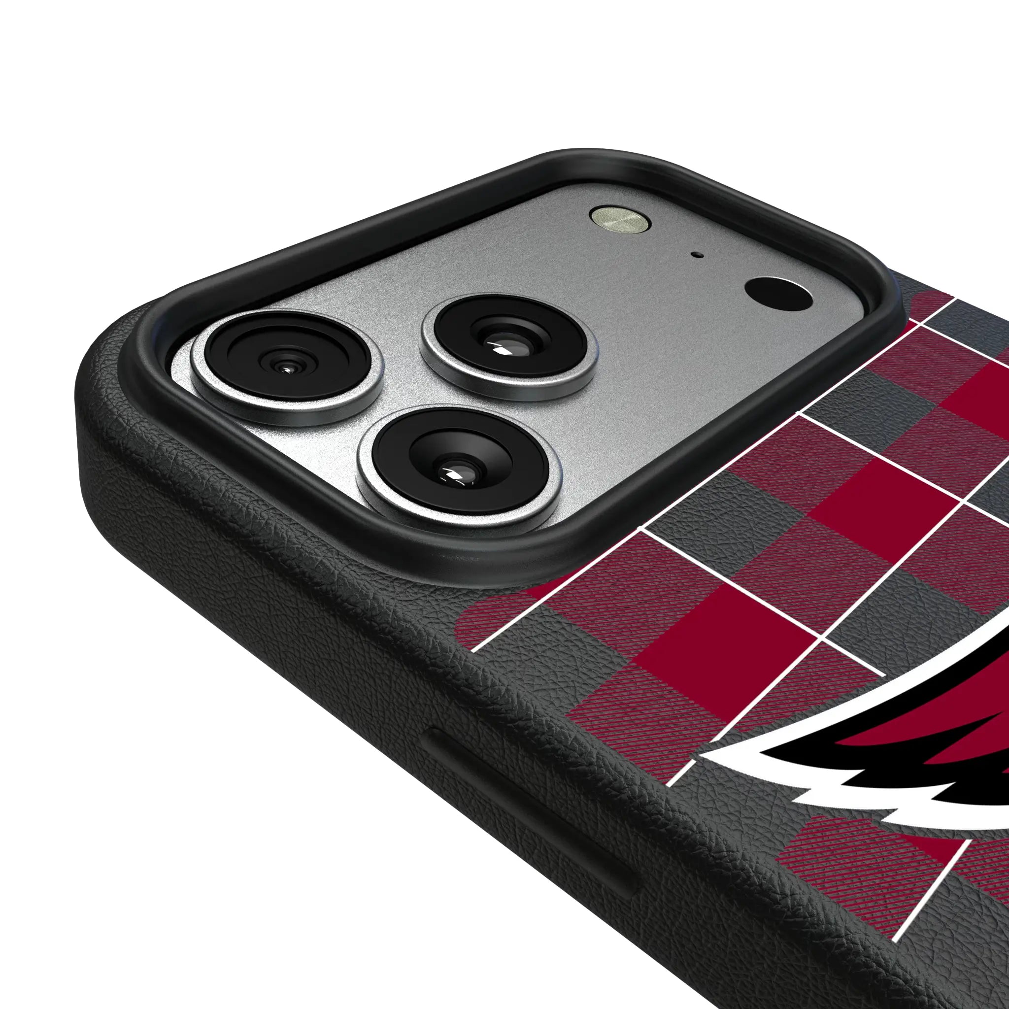Arizona Cardinals Plaid iPhone MagSafe Compatible Phone Case for Apple iPhone - Detail#Device_iPhone 17 Pro Max