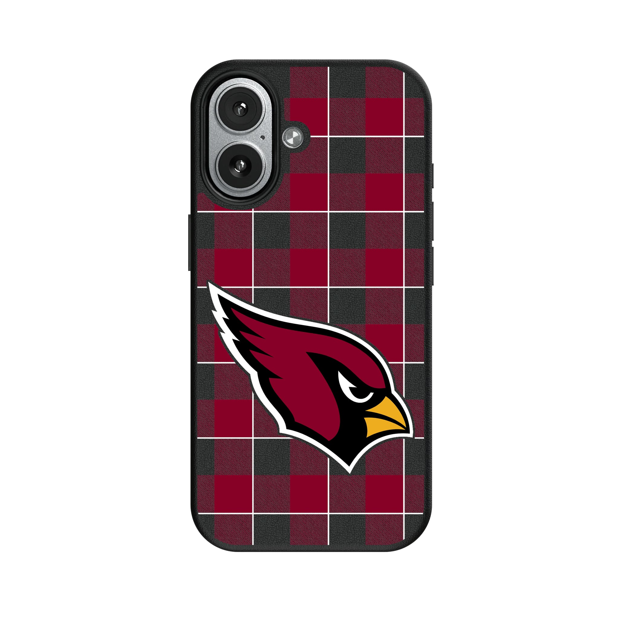 Arizona Cardinals Plaid iPhone MagSafe Compatible Phone Case for Apple iPhone#Device_iPhone 17